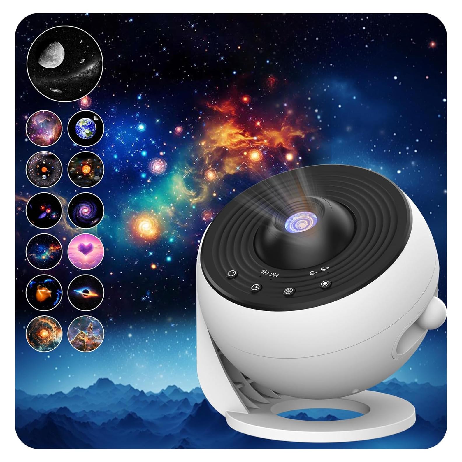 Proyector de Estrellas ARGIGU BL-DQY02 con 13 Discos y Temporizador