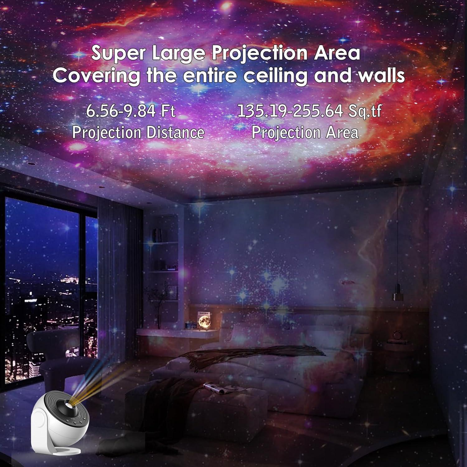 Proyector de Estrellas ARGIGU BL-DQY02 con 13 Discos y Temporizador