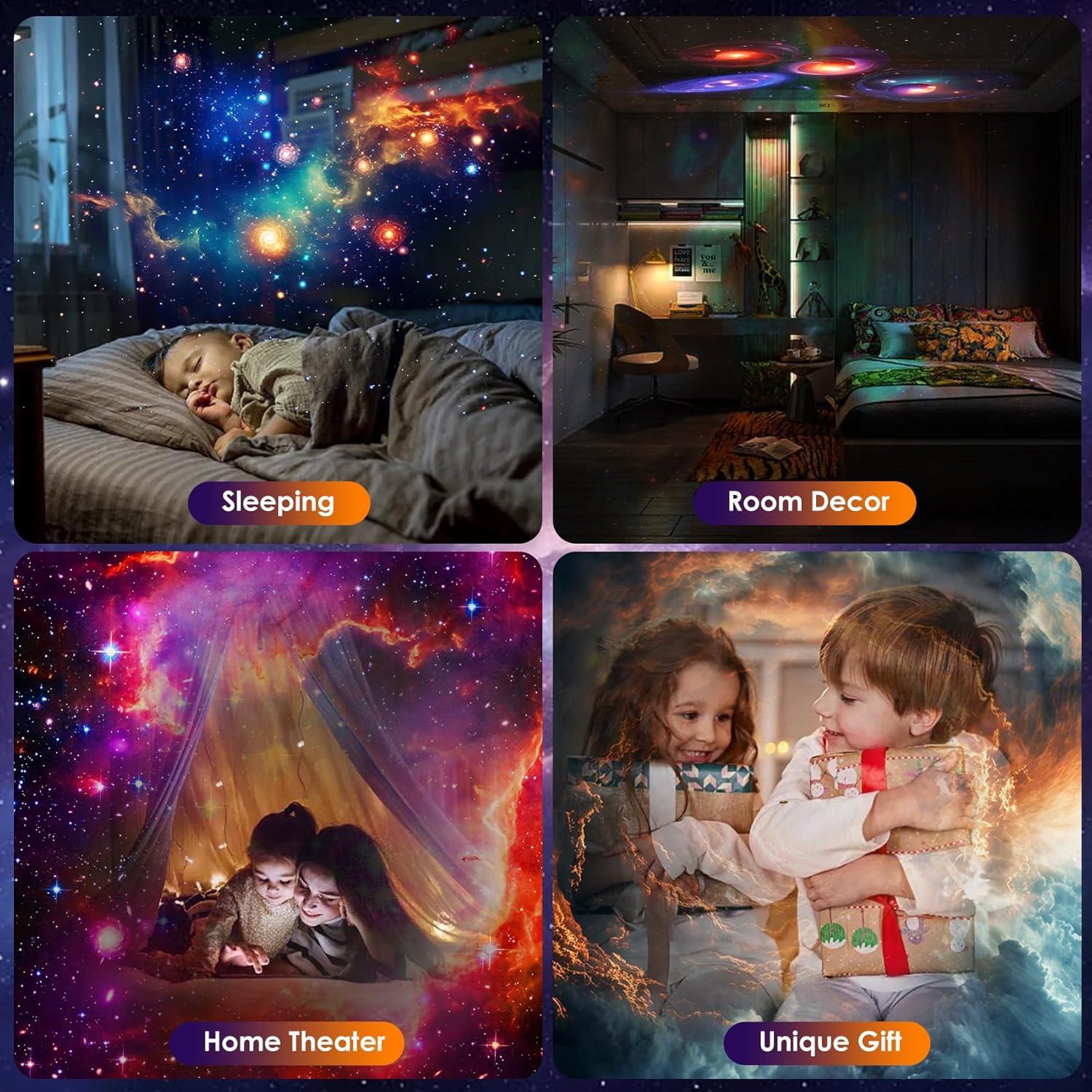 Proyector de Estrellas ARGIGU BL-DQY02 con 13 Discos y Temporizador