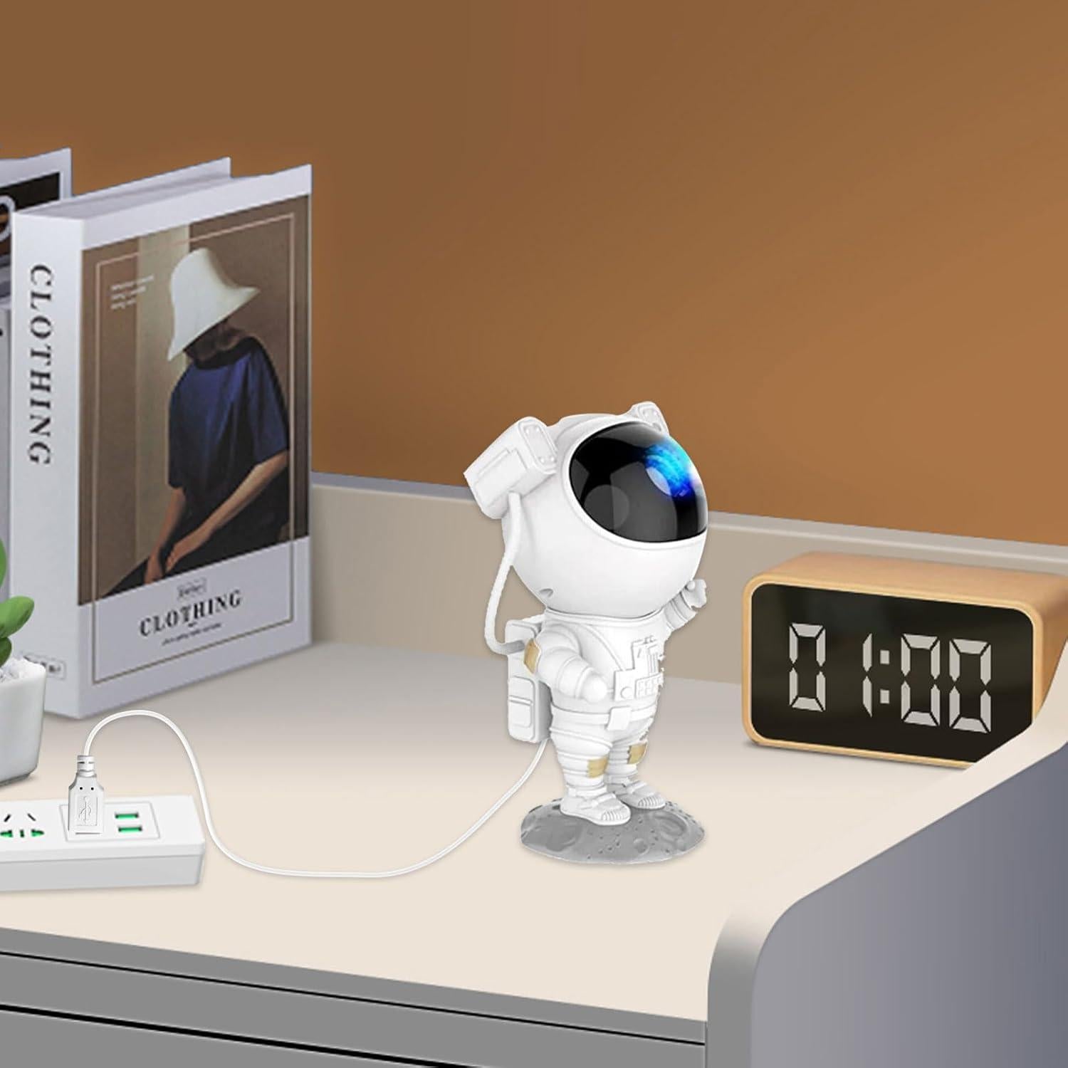 Cable de Alimentación 1.2m para Proyector Mooyran Astronauta