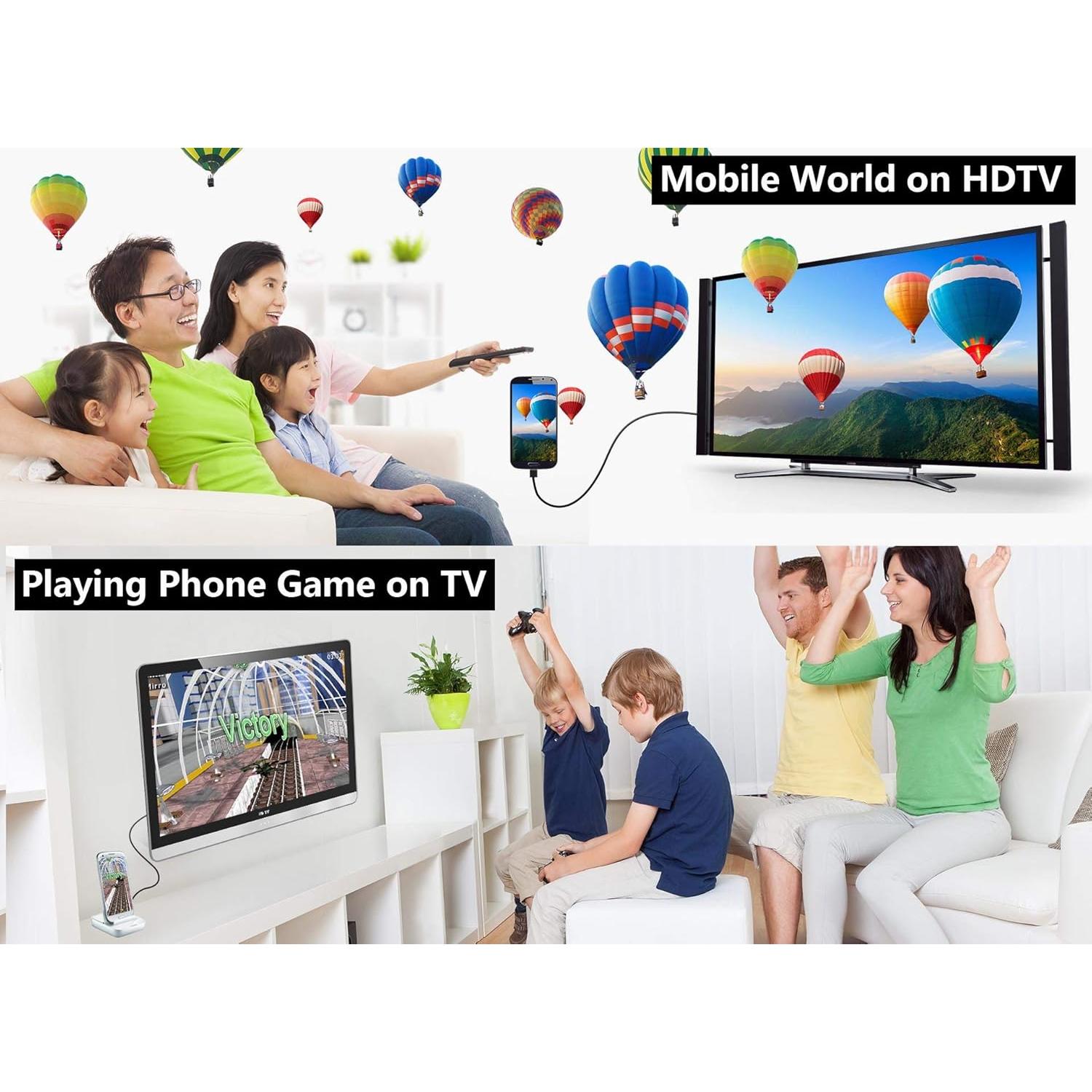 Adaptador HDMI MHL 4K TASUMATO USB Tipo C para TV y Proyector