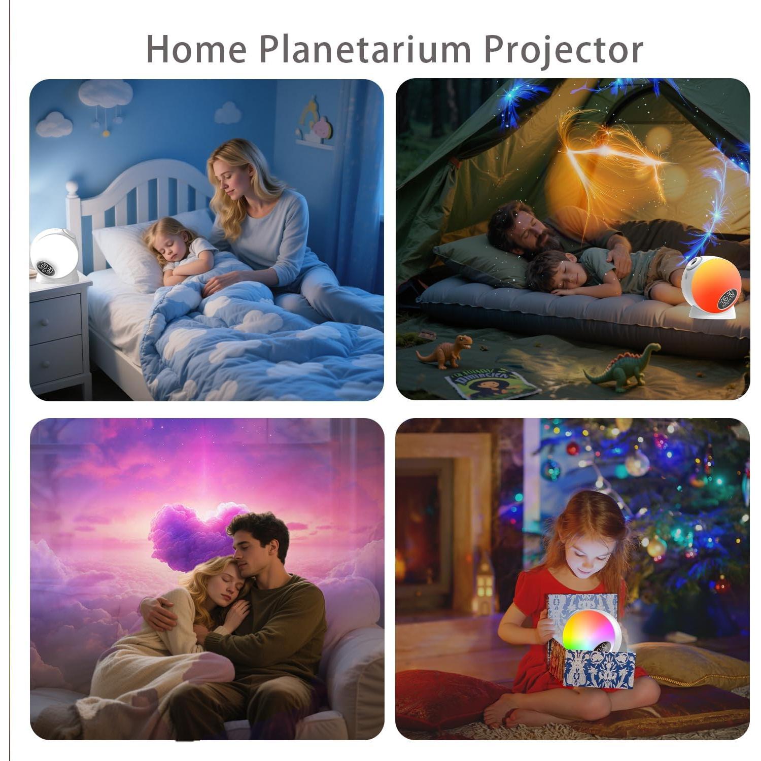 Proyector de Estrellas Galaxy Flevo 4K HD con Control Remoto