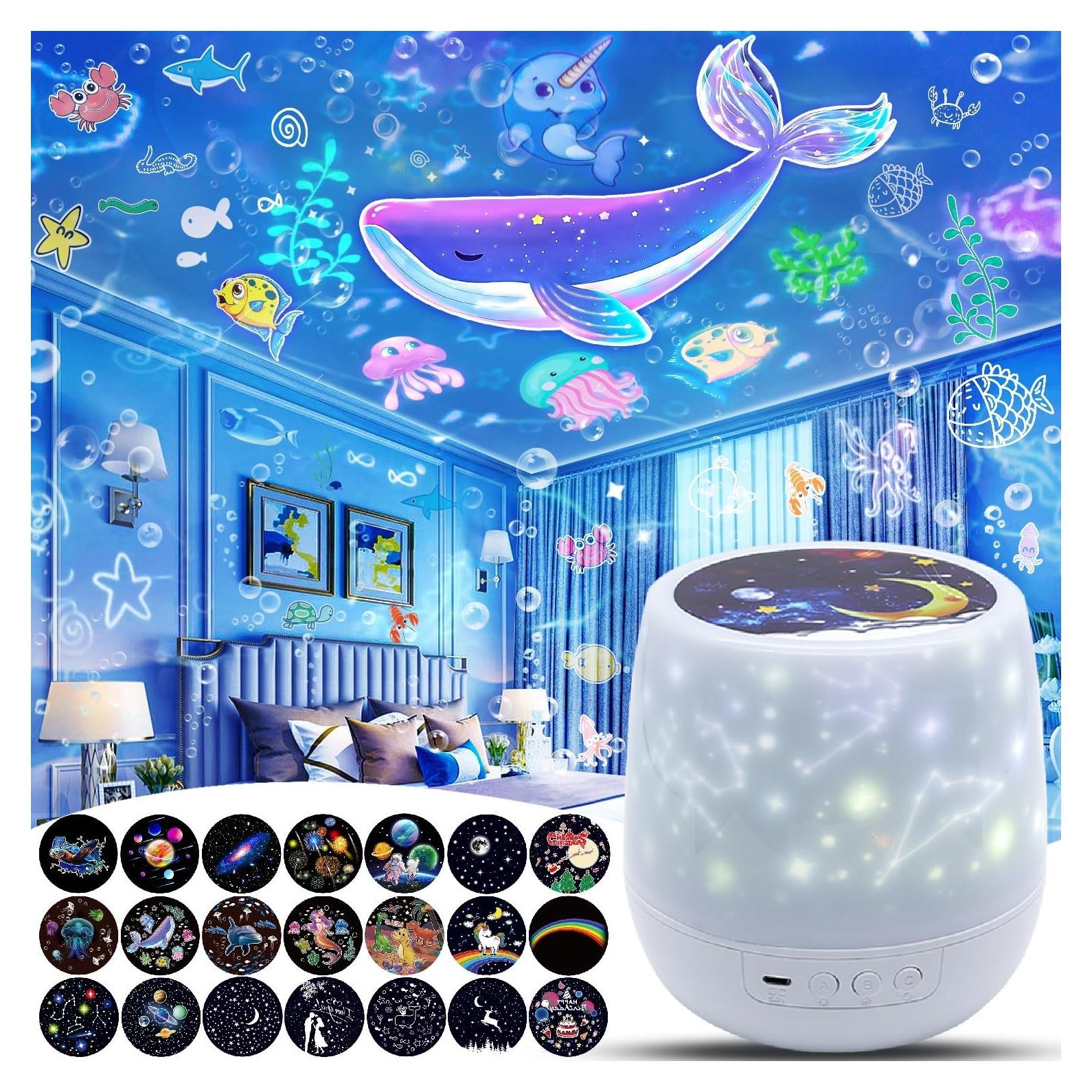 Proyector de Estrellas YOUKELA CP-XGXY2 con 21 Películas