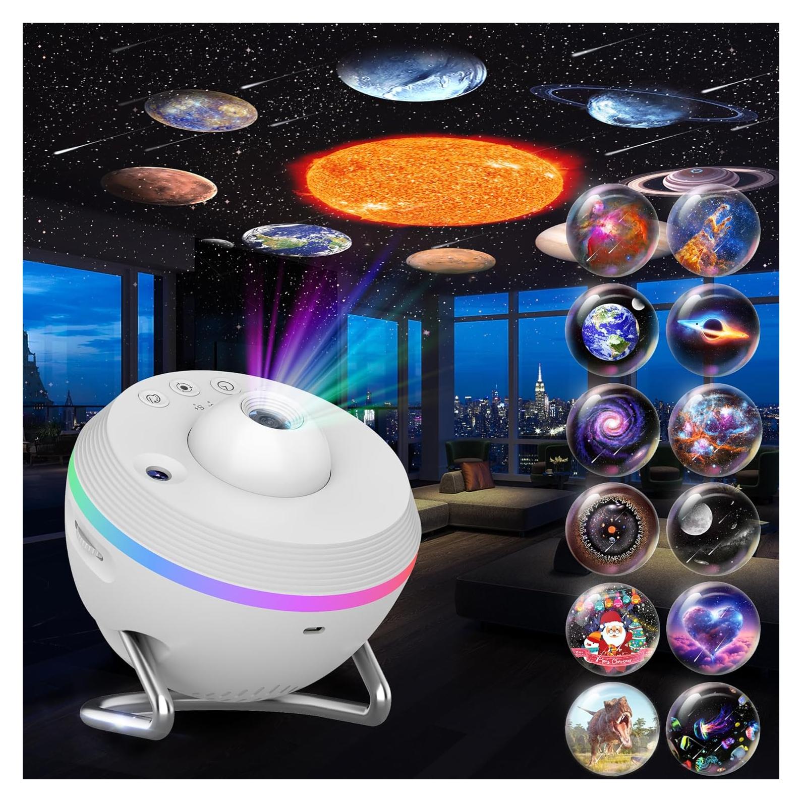 Proyector Galáctico FlyLily 13 Discos HD Luz RGB