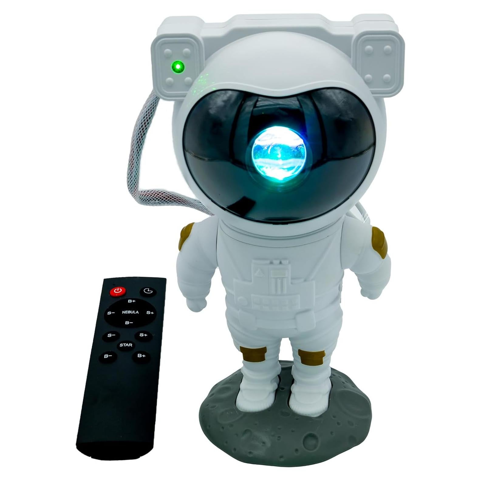 Proyector Galáctico Astronauta Curiosity Cove - 360° USB