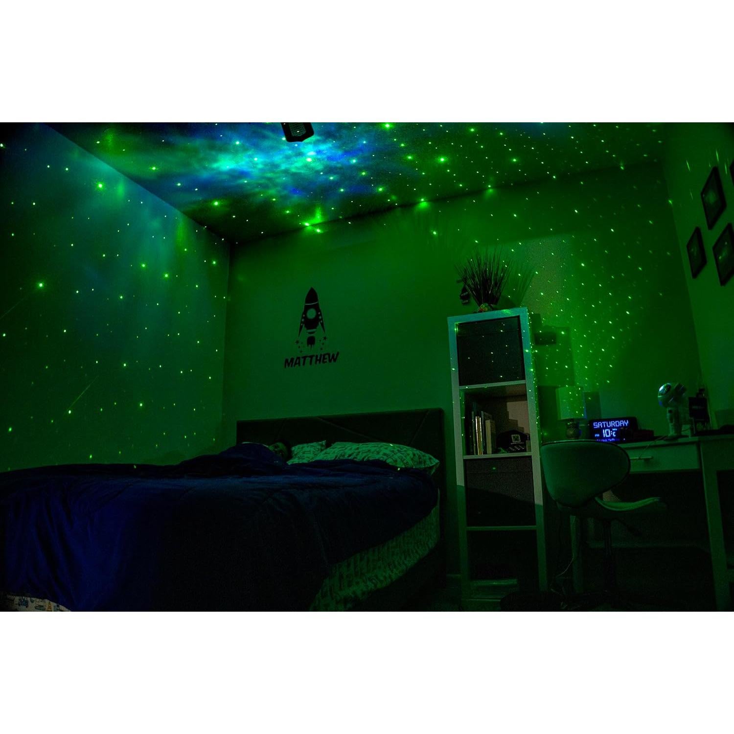 Proyector Galáctico Astronauta Curiosity Cove - 360° USB