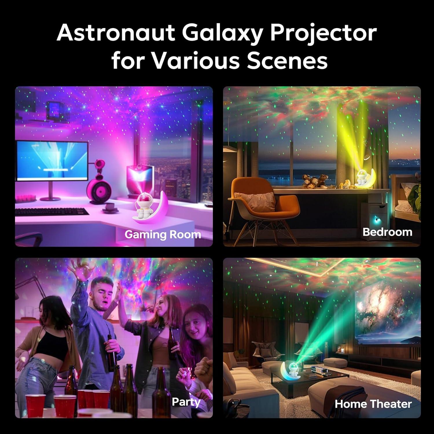 Proyector de Estrellas Soarling con 20 Efectos y Control Remoto