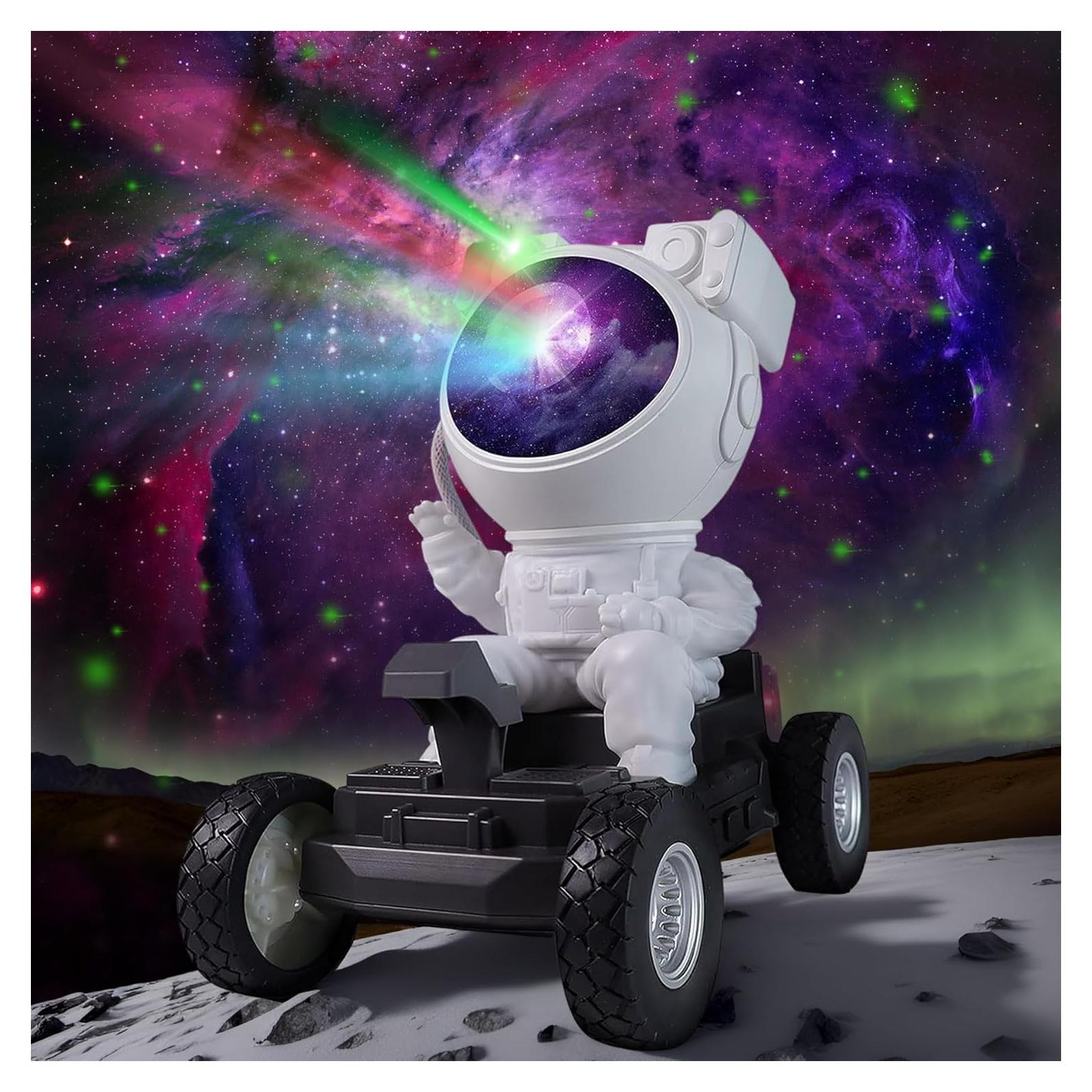 Proyector de Estrellas ICLOVER Rover Lunar 360° con Control Remoto