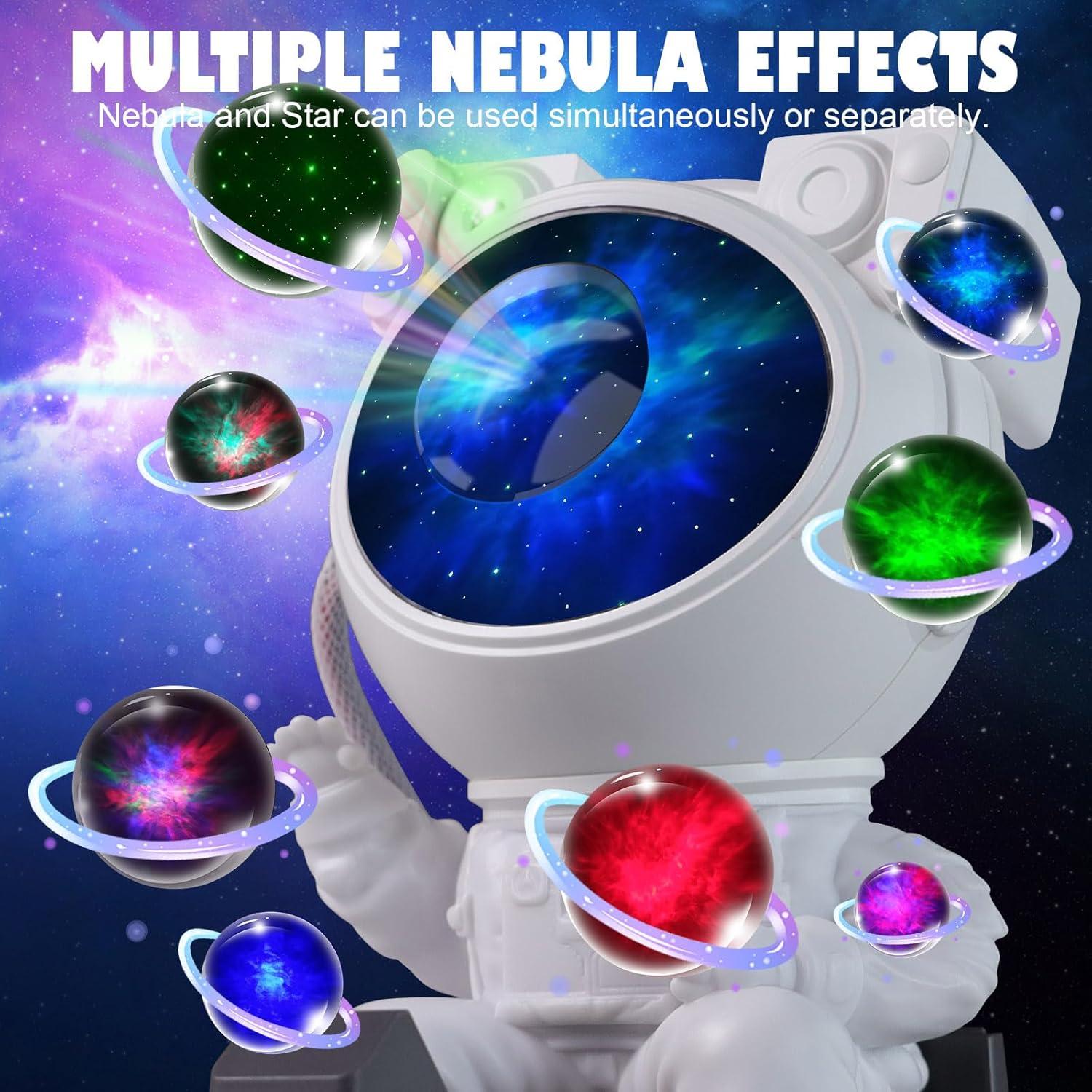 Proyector de Estrellas ICLOVER Rover Lunar 360° con Control Remoto