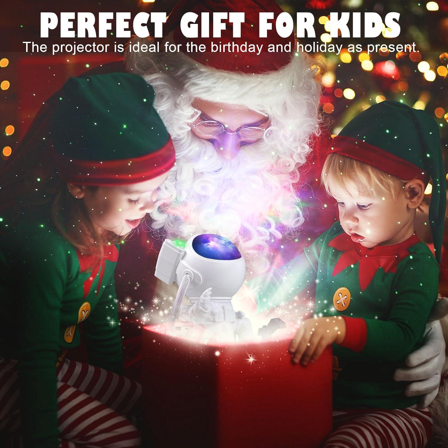 Proyector de Estrellas ICLOVER Rover Lunar 360° con Control Remoto