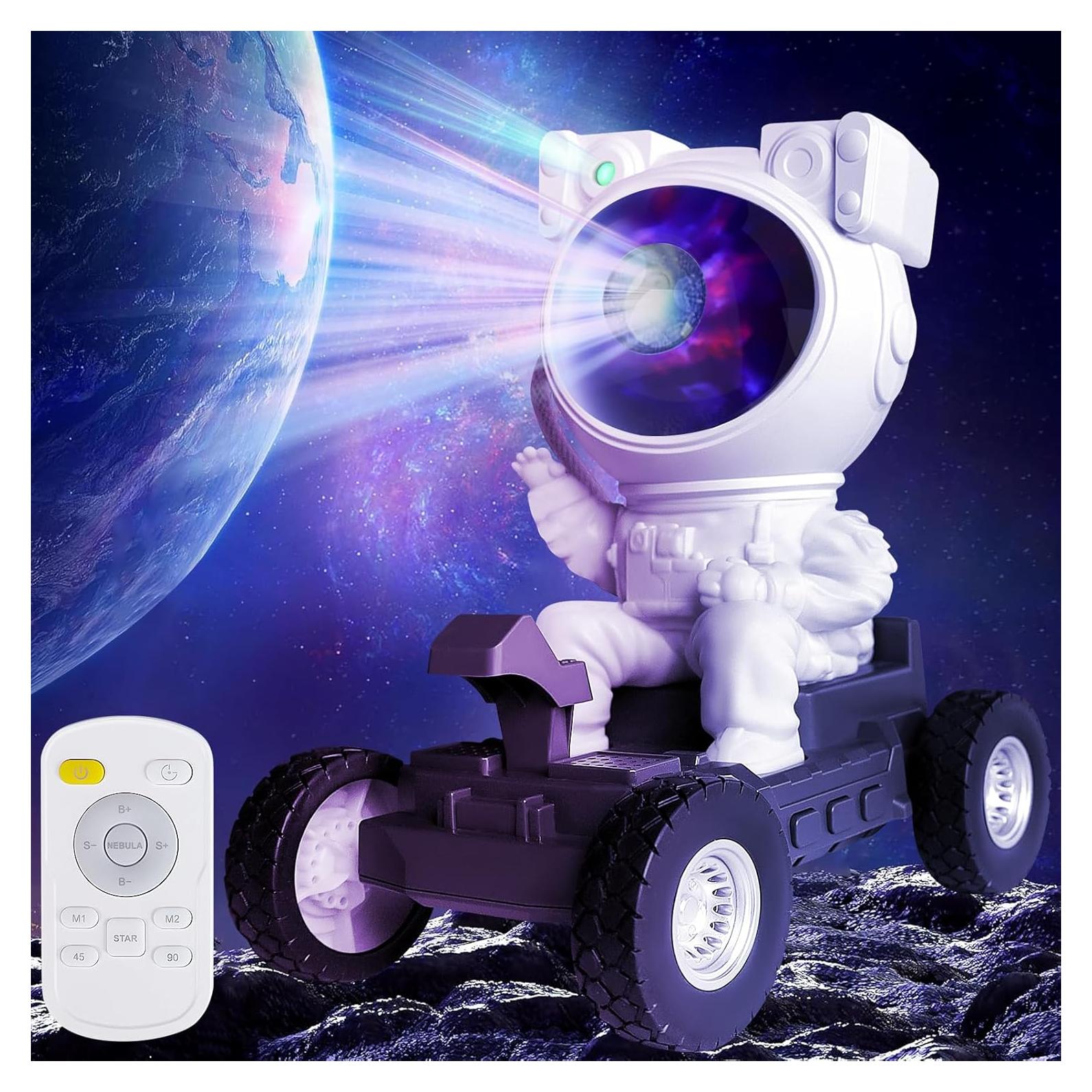 Proyector Nocturno HOMEYA Rover Lunar 360° LED Nebulosa