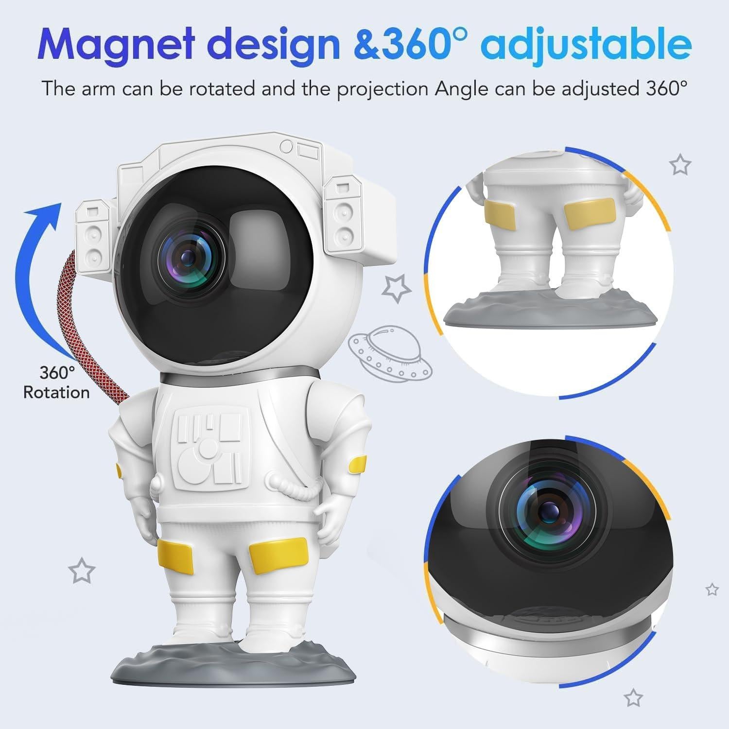 Proyector de Estrellas Astronauta Dienmern YHF-001 22.86cm