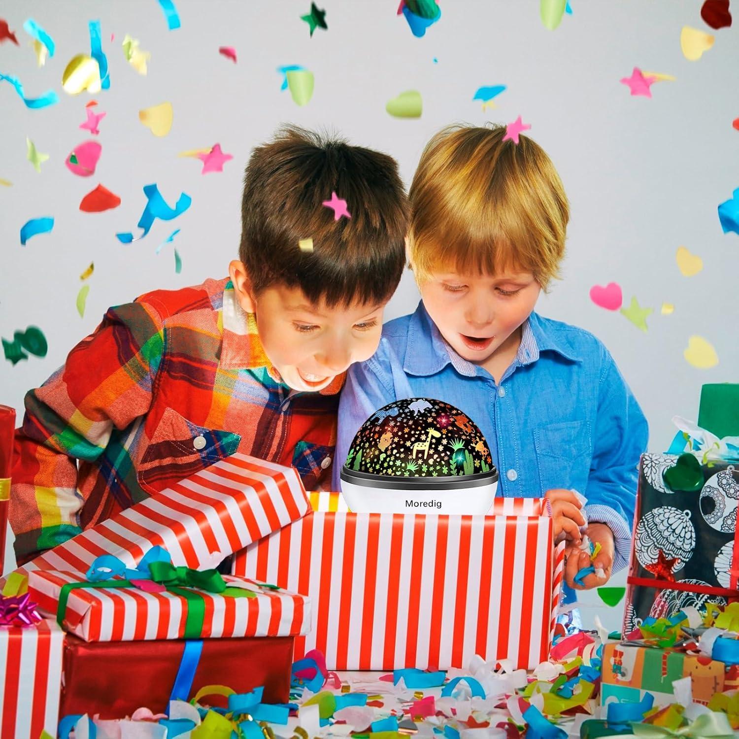 Proyector de Luz Nocturna Moredig con Control Remoto y Música