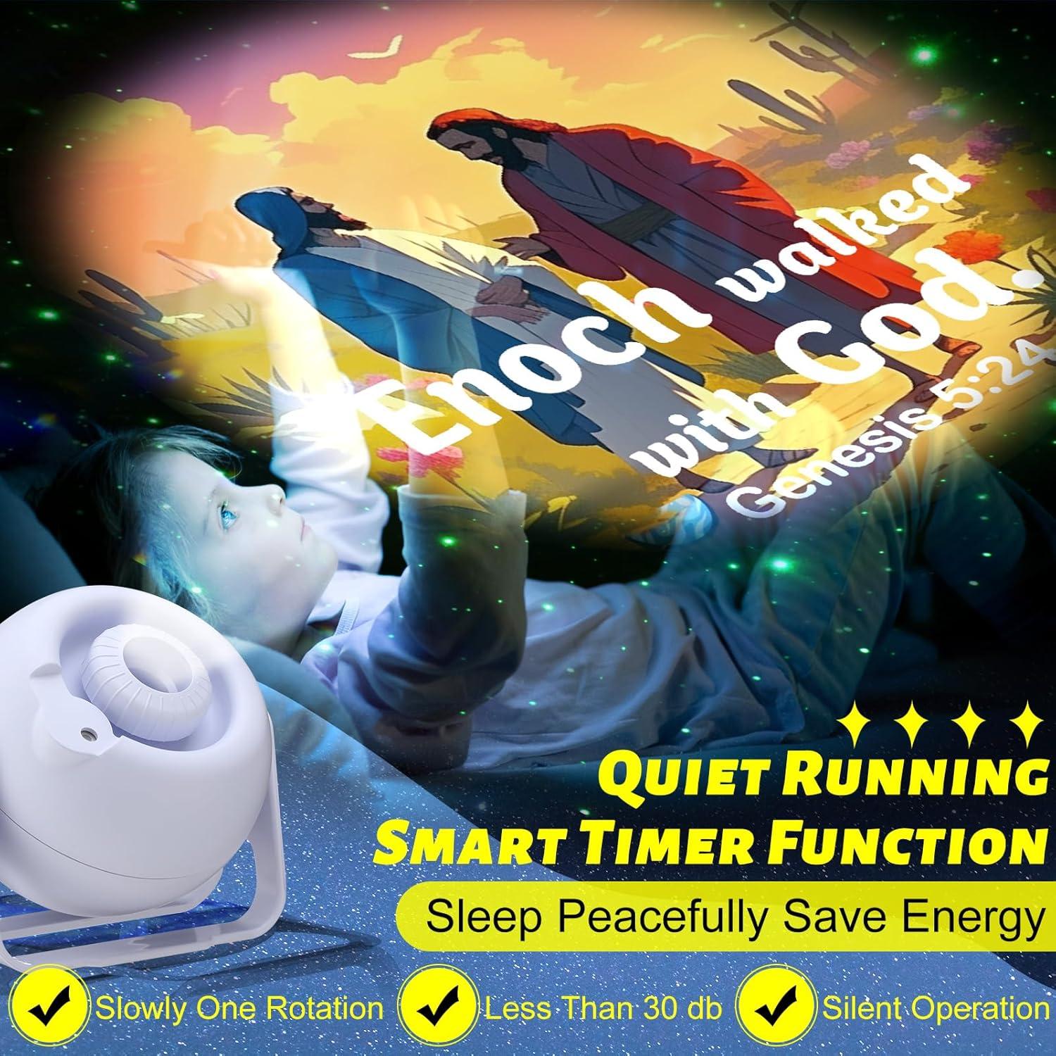 Proyector Bíblico HD Aurelema con 6 Discos Intercambiables