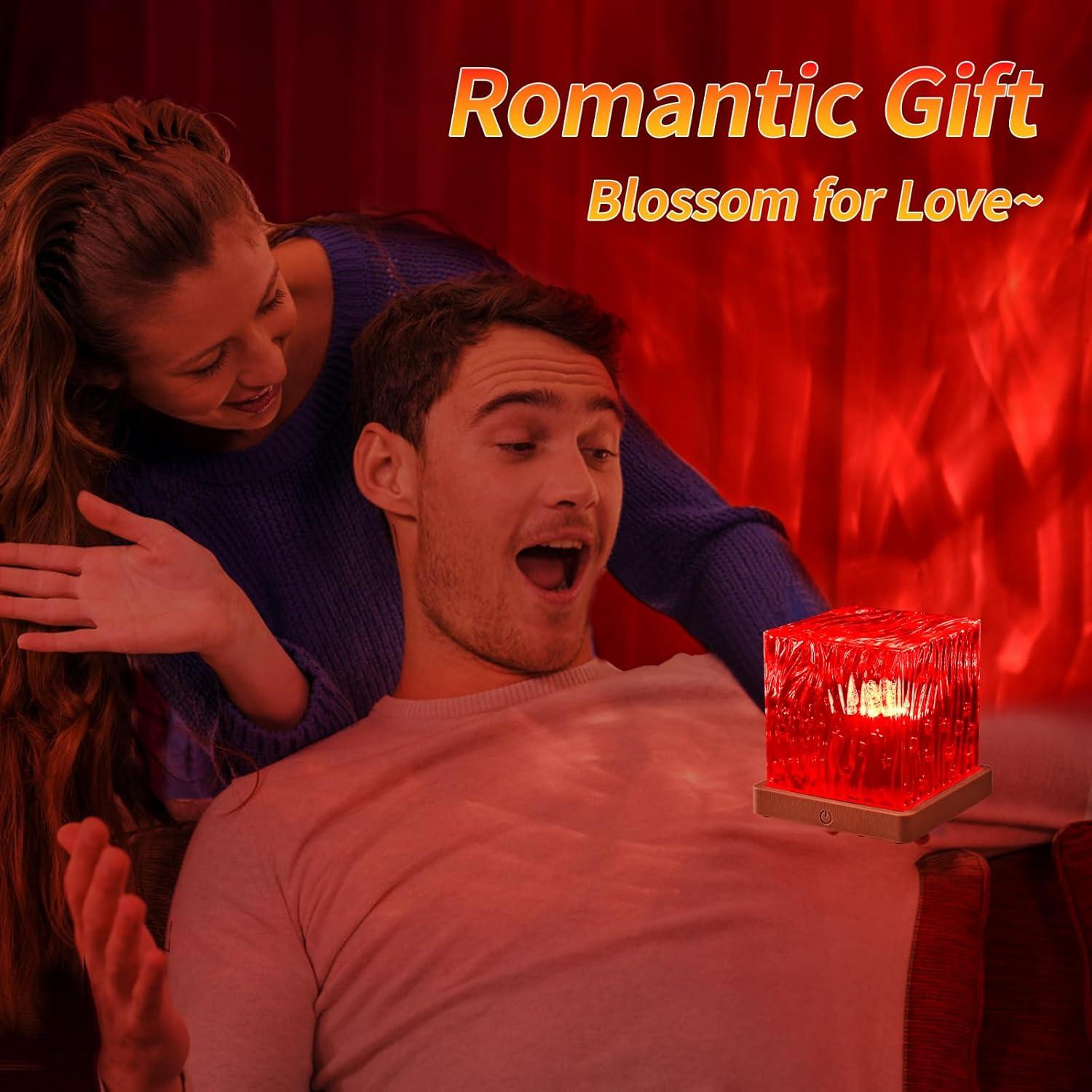 Proyector de Auroras Boreales PWWJ Lámpara Cubo 16 Colores