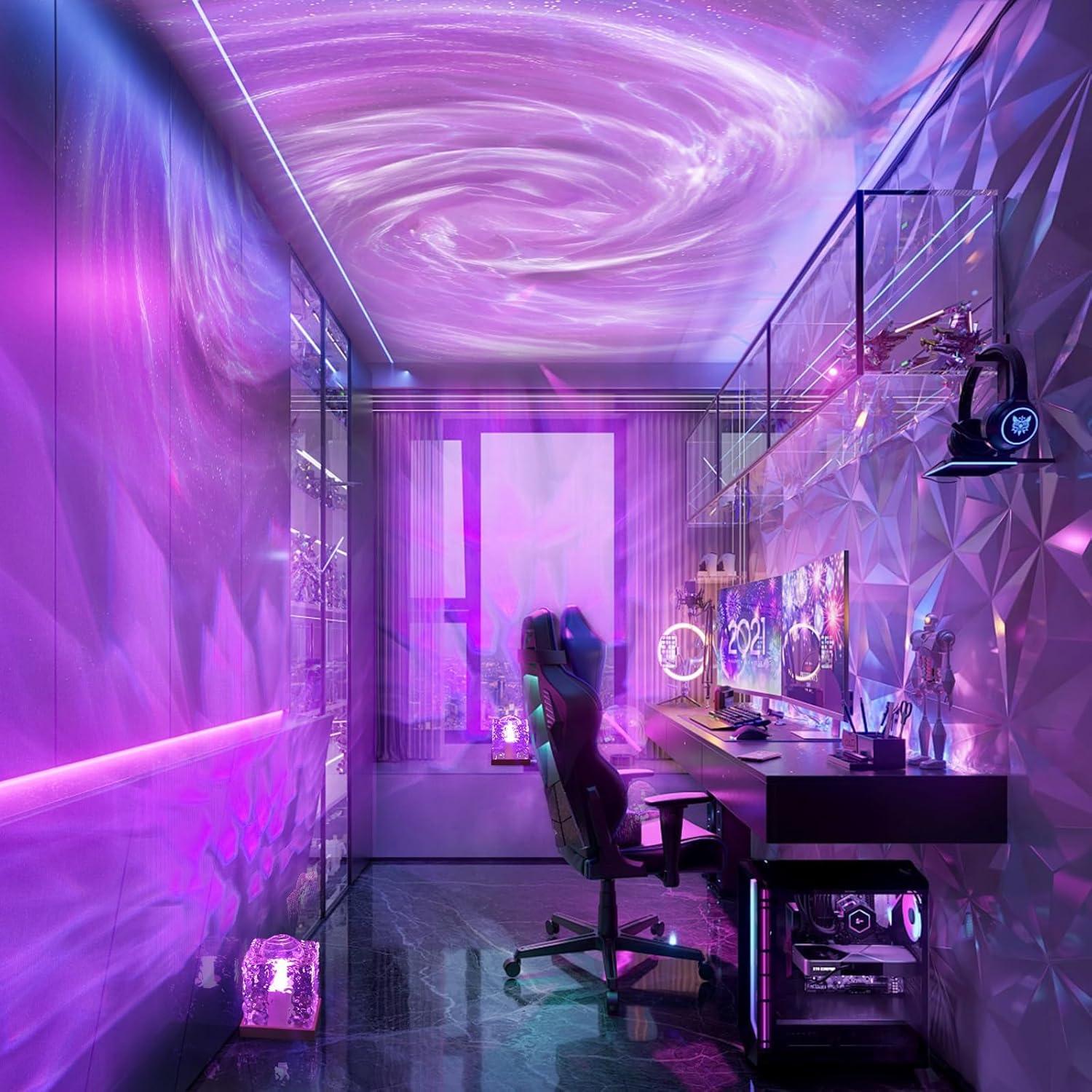 Proyector de Auroras Boreales WYEDJHF con Control Remoto