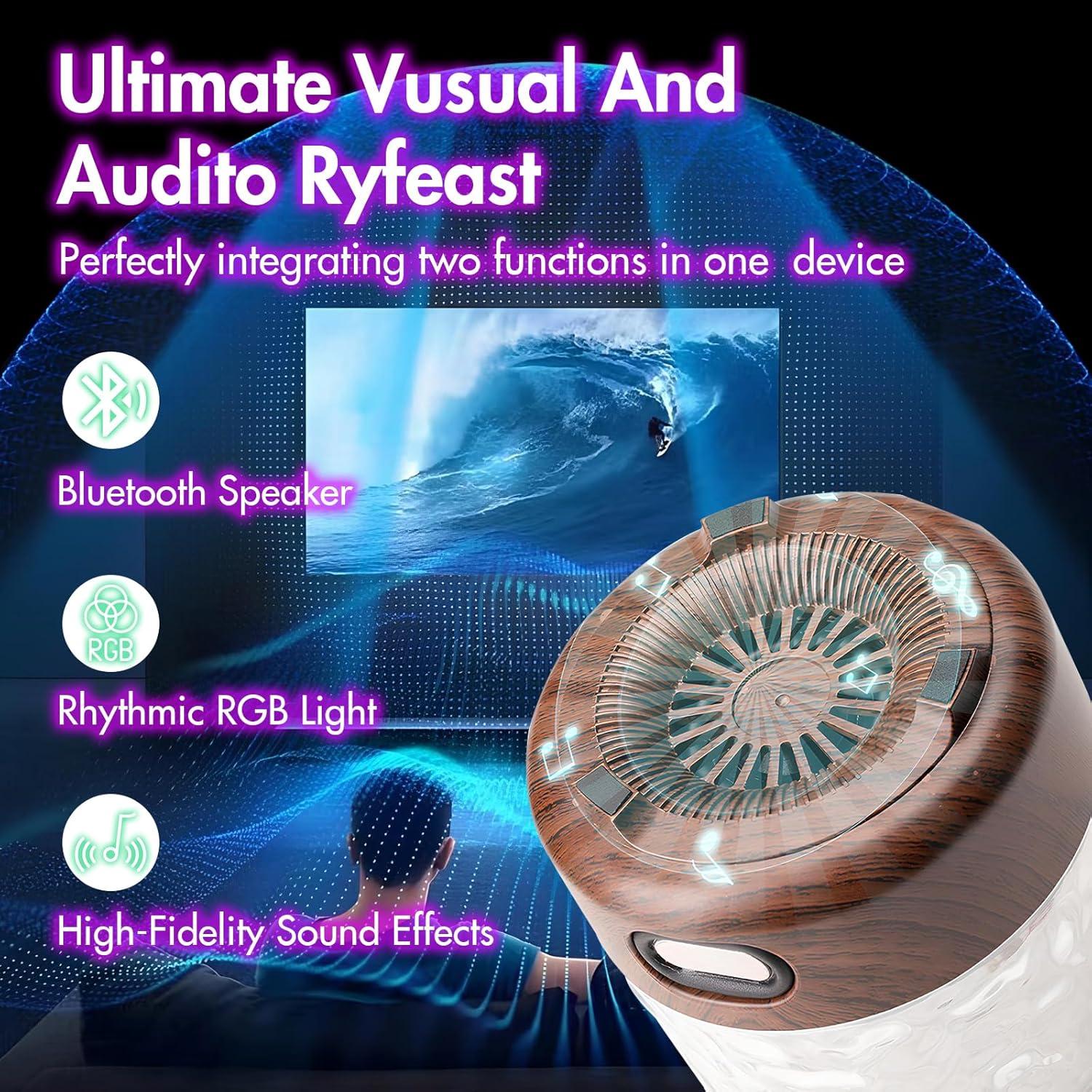 Proyector de Olas del Océano QIAN LI XUN DENG CY-01 16 Colores