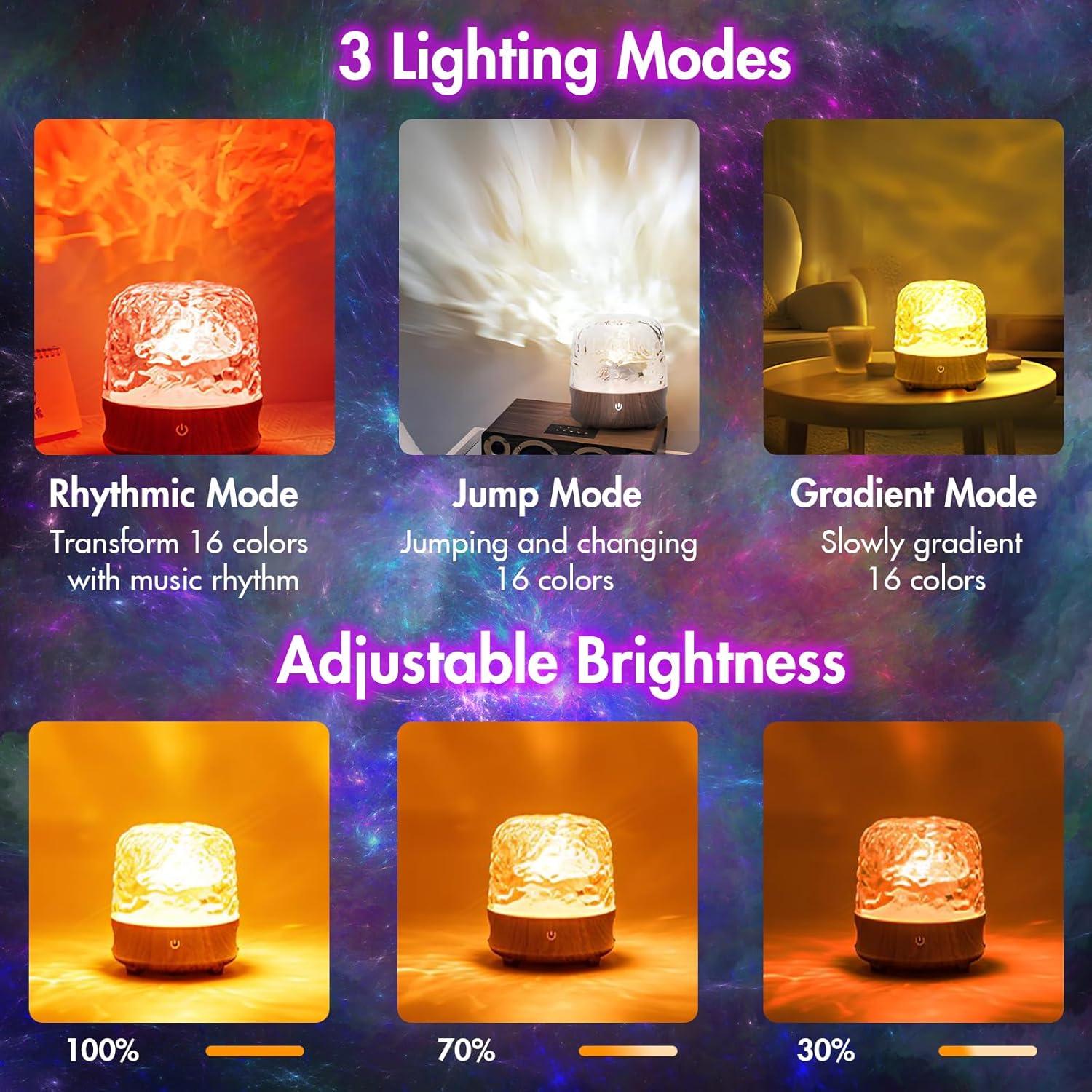 Proyector de Olas del Océano QIAN LI XUN DENG CY-01 16 Colores