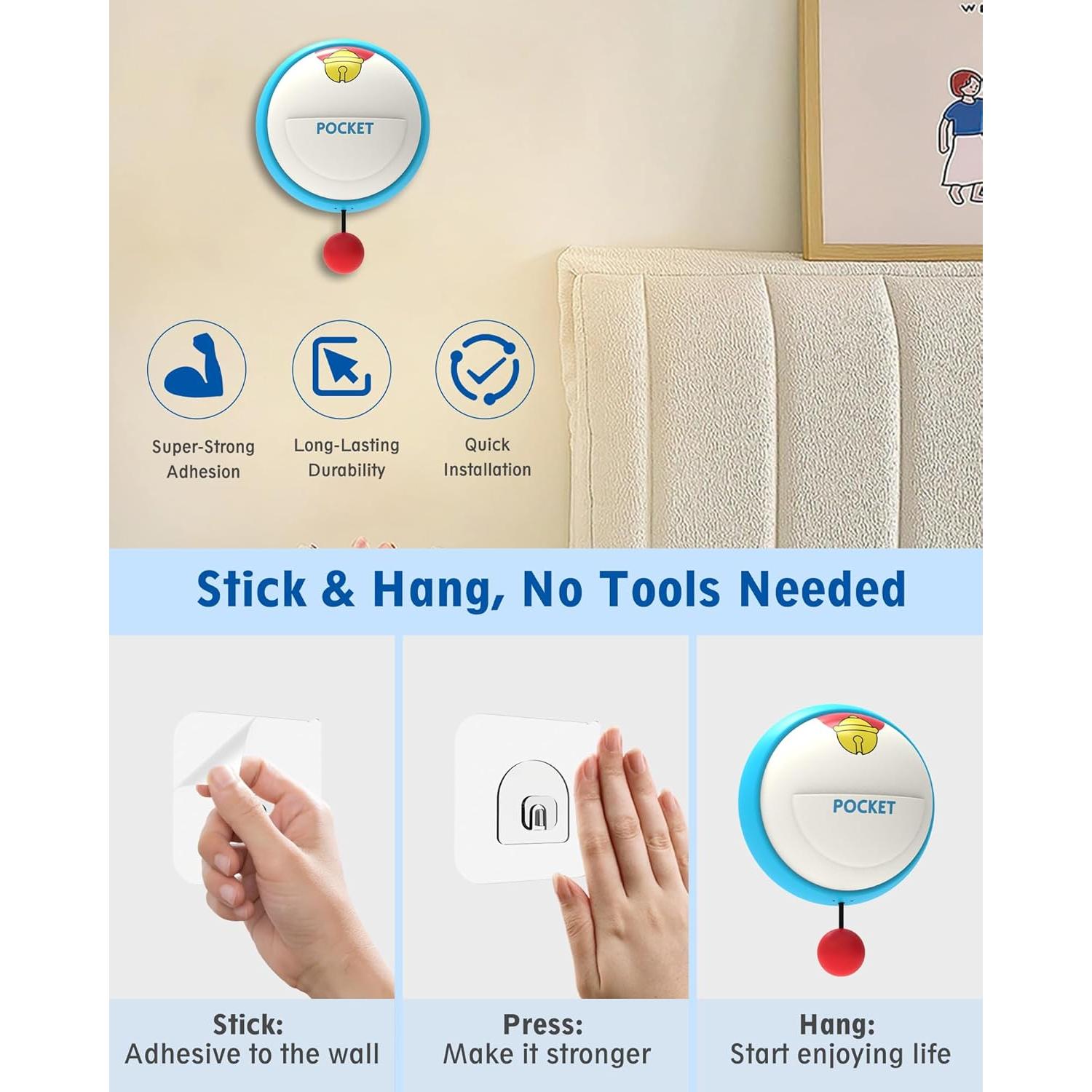 Luz Nocturna de Pared LED NesveCit, 3 Niveles Regulables