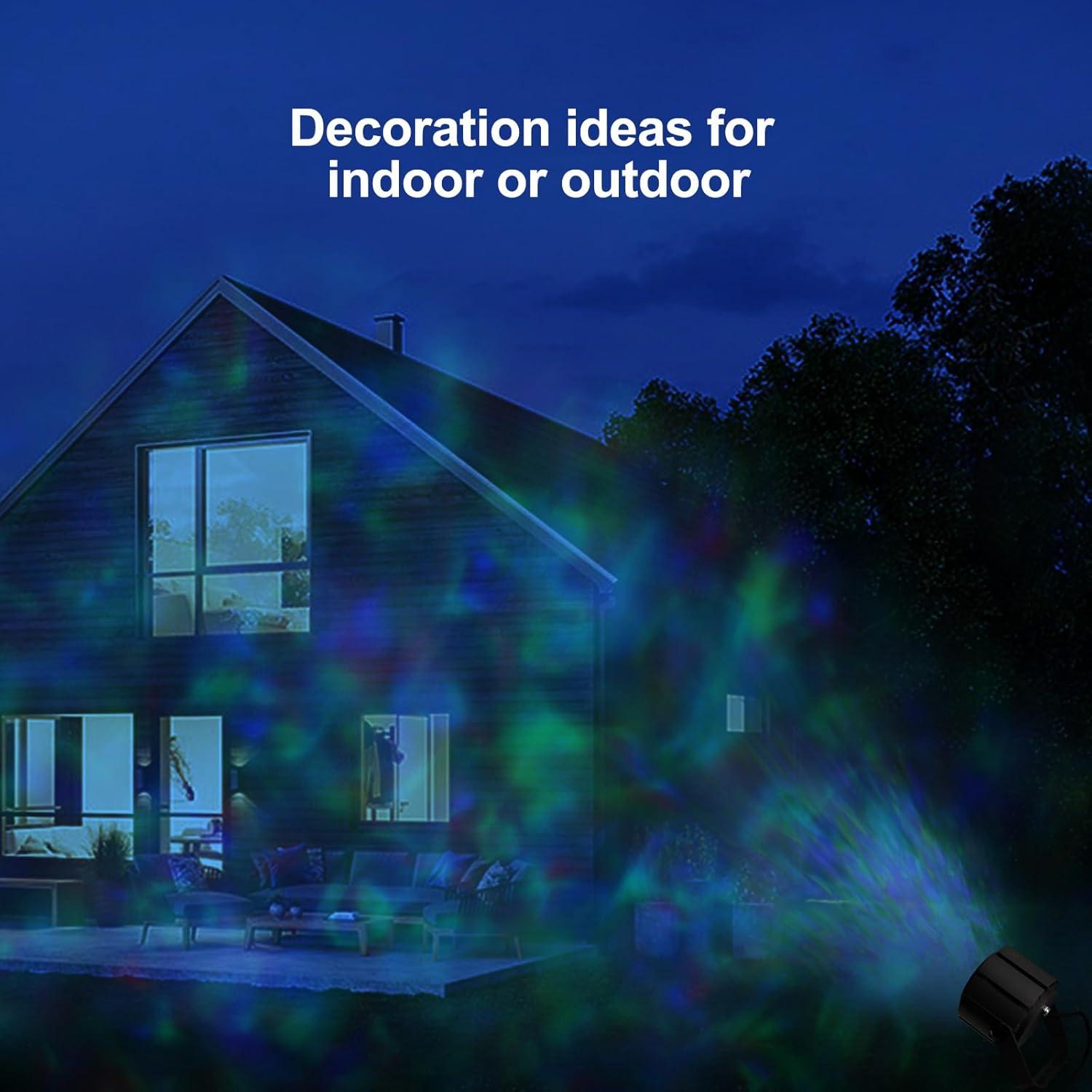 Proyector de Olas Oceánicas Umidkin 150W RGBW para Jardín