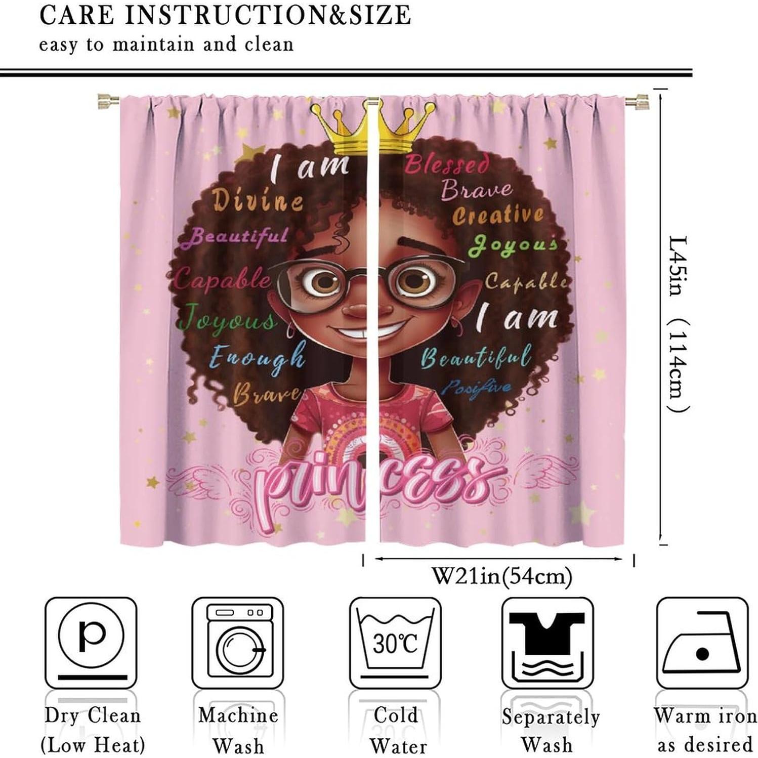 Cortinas Decorativas LOMADIA 2 Paneles 52x113cm Rosa Princesa