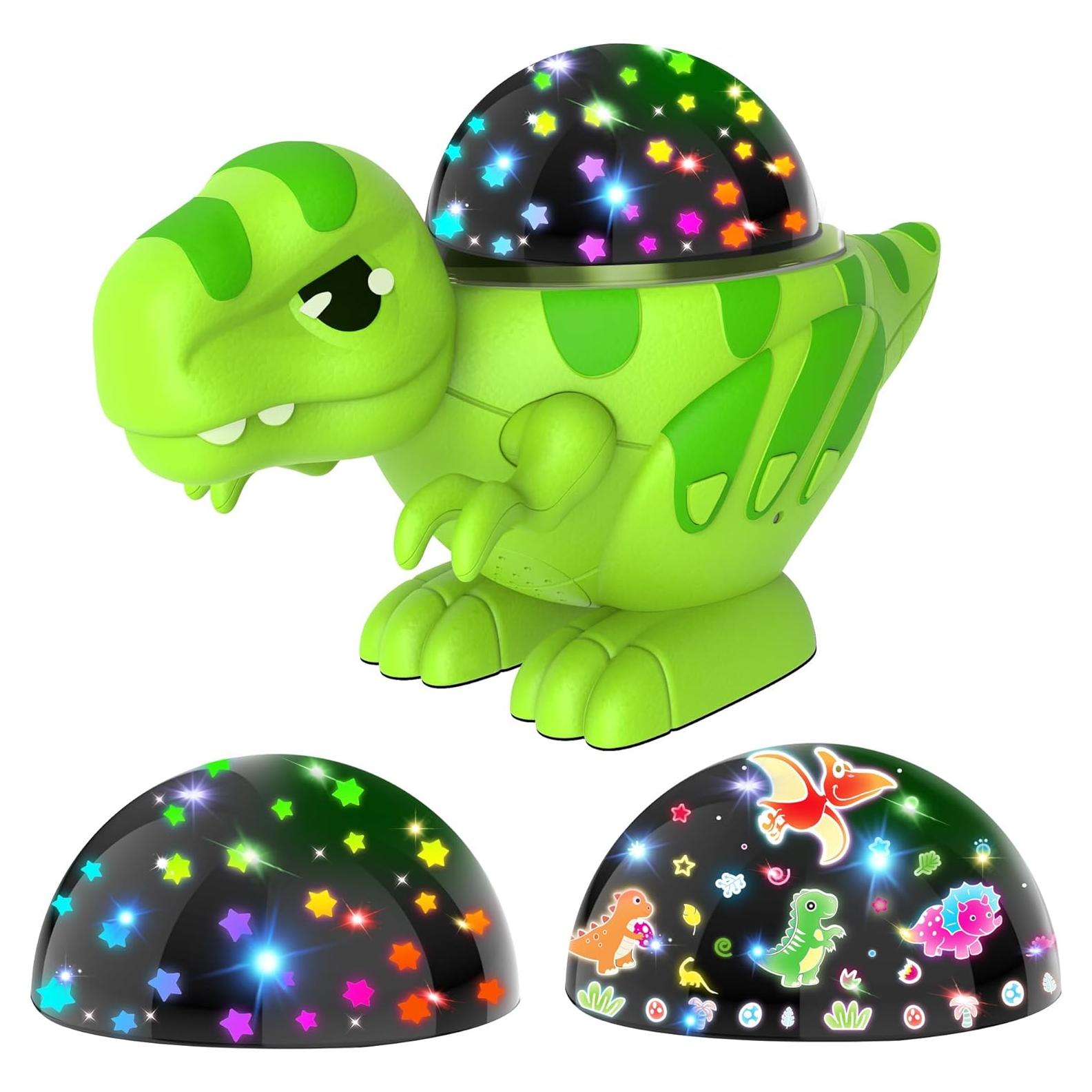 Luz Nocturna Dinosaurio DQMOON Proyector Estrellas 9 Colores