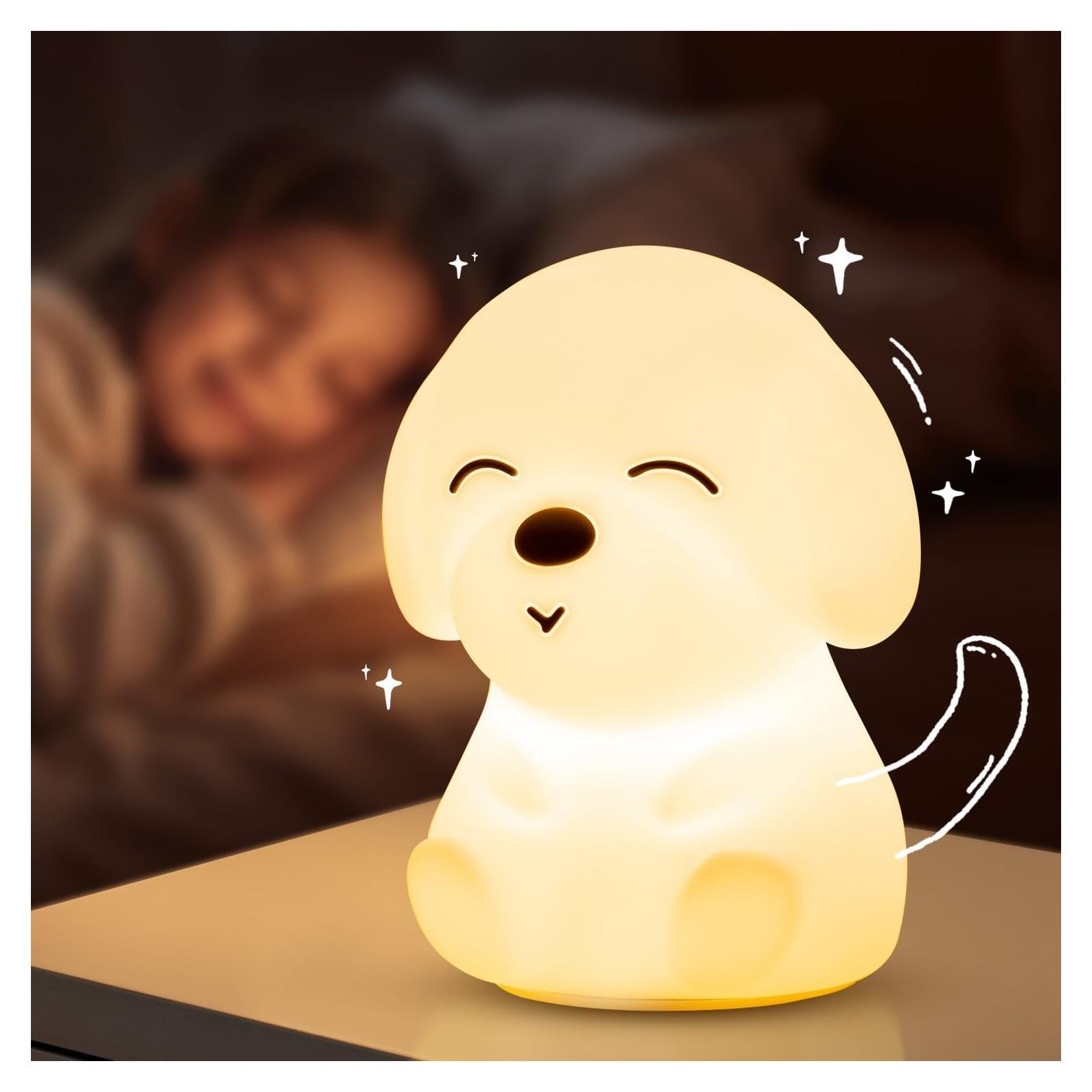 Luz Nocturna para Niños Mubarek, 16 Colores, Silicona Suave