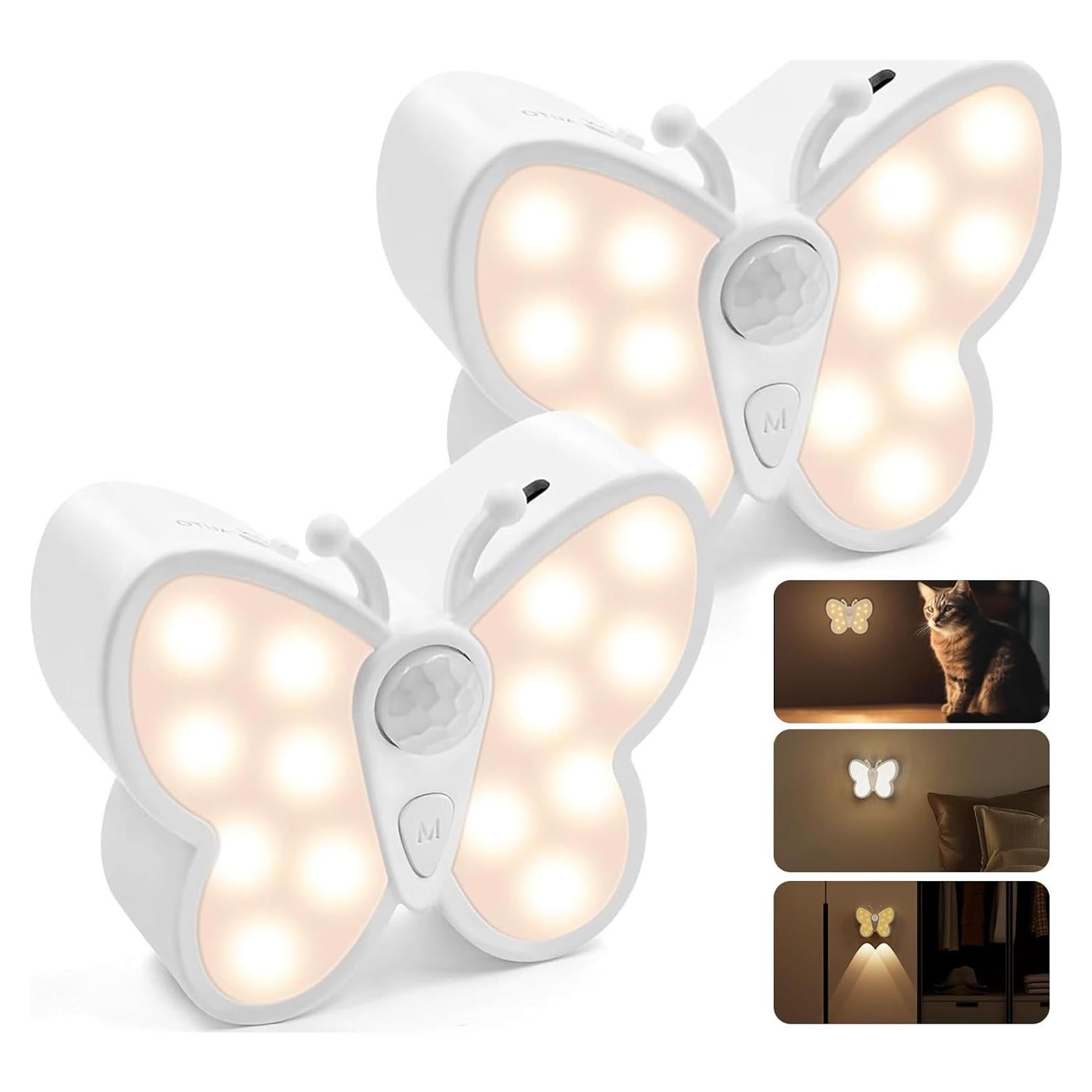 Luz Nocturna Recargable Fuligent con Sensor de Movimiento 1200mAh