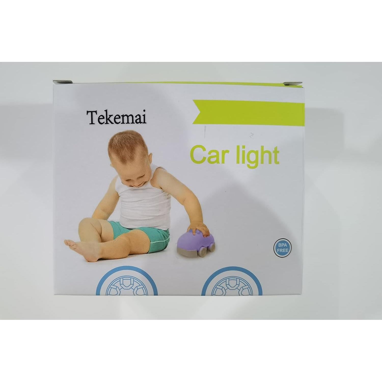 Luz Nocturna Tekemai Tren Recargable USB 9 Colores Ajustable