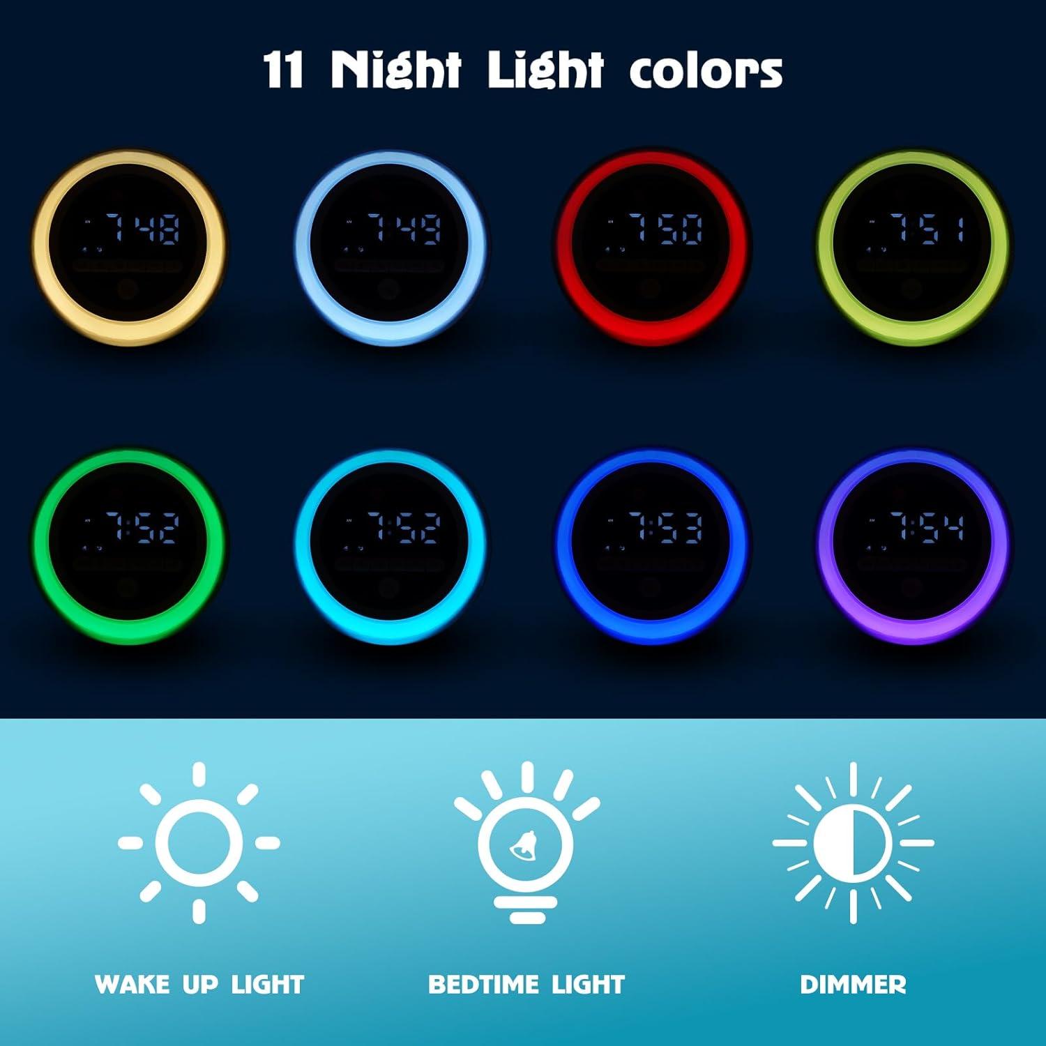 Reloj Despertador para Niños BUTTING BT100 con Luz Nocturna