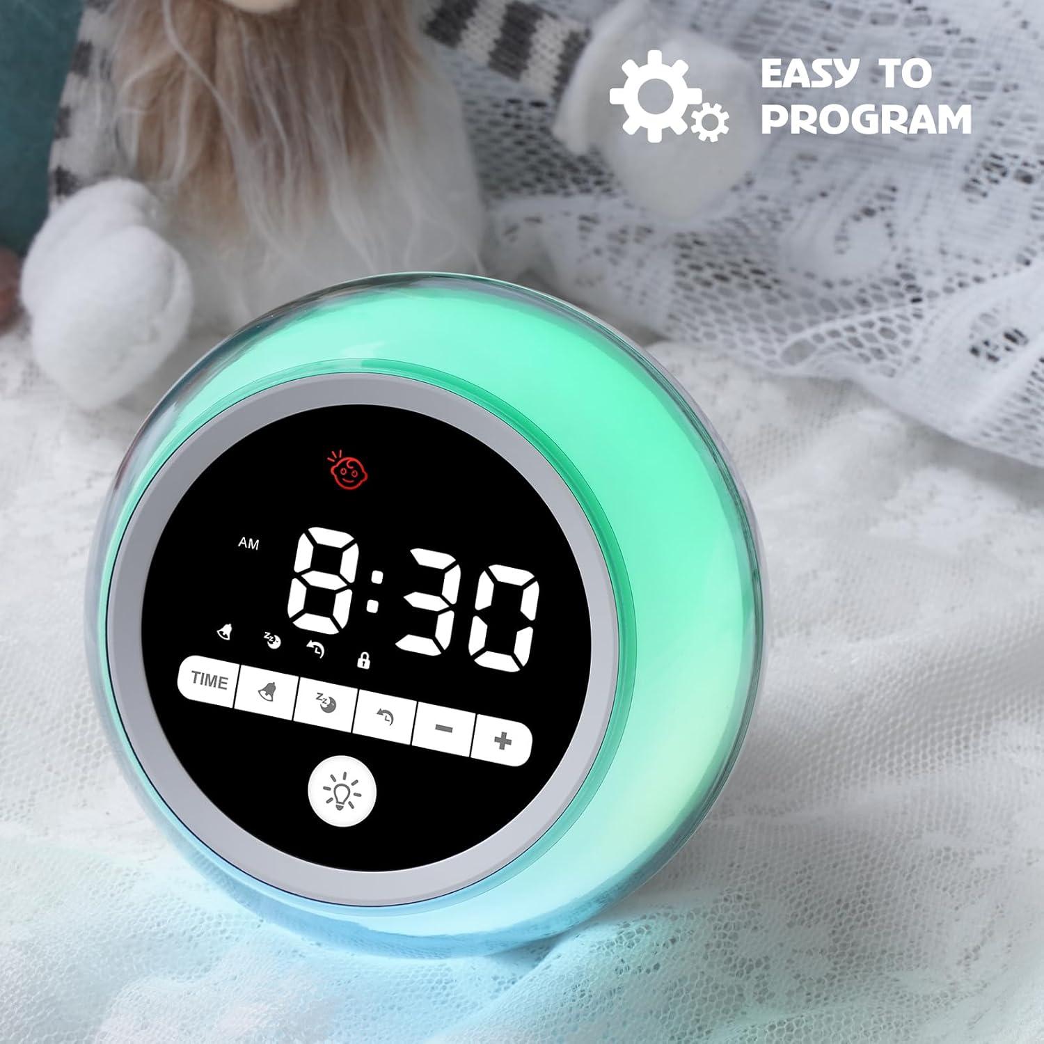 Reloj Despertador para Niños BUTTING BT100 con Luz Nocturna
