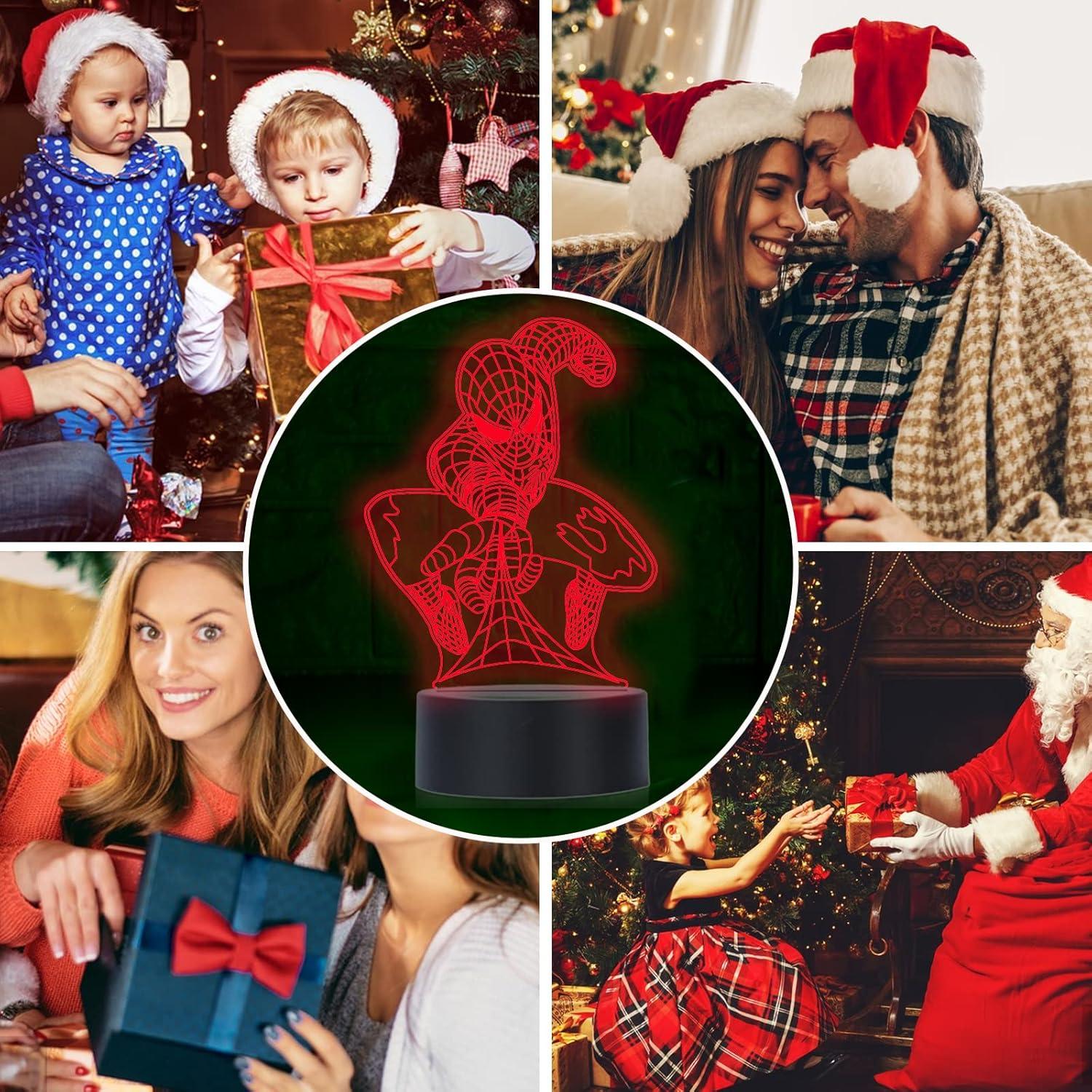 Lámpara Nocturna 3D Nouyet LED Táctil 7 Colores para Niños