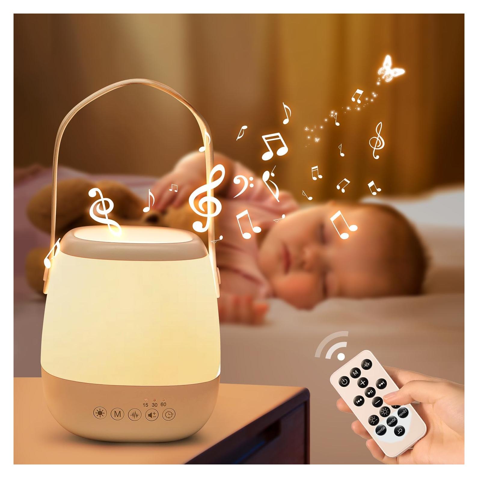 Luz Nocturna Portátil One Fire con Sonidos y 35 Colores