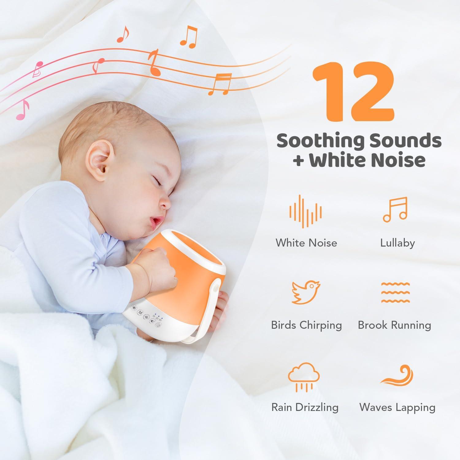 Luz Nocturna Portátil One Fire con Sonidos y 35 Colores