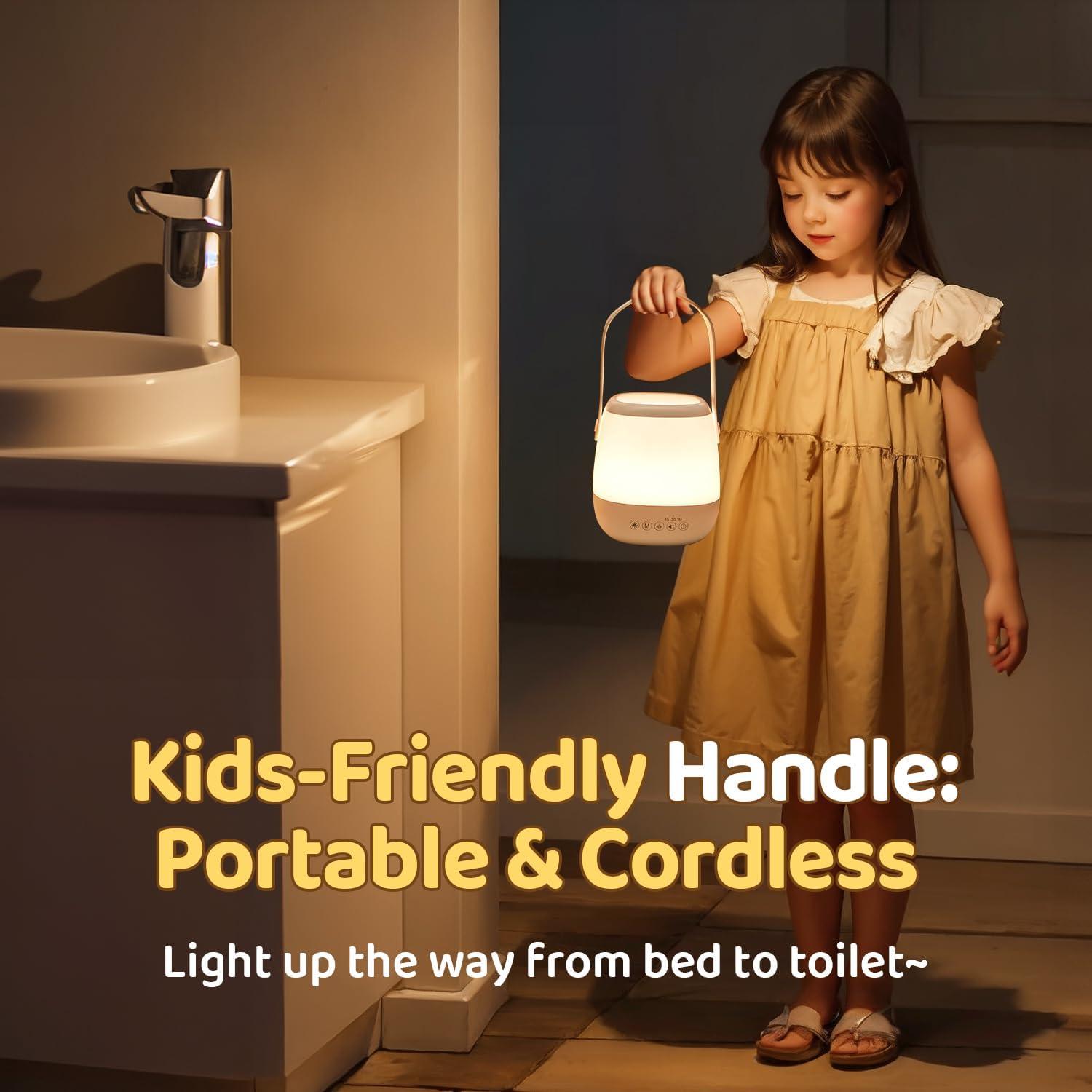 Luz Nocturna Portátil One Fire con Sonidos y 35 Colores