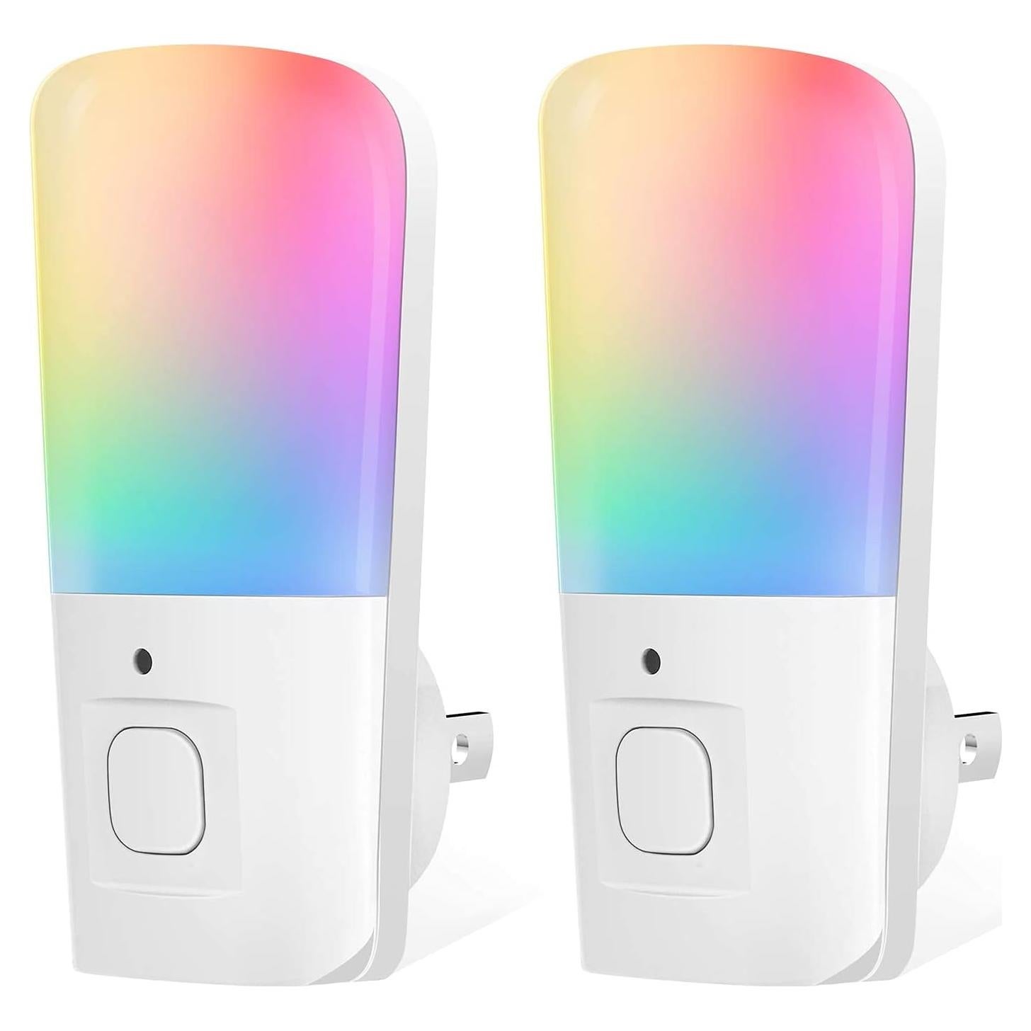 Luz Nocturna LED Enchufable LOHAS 0.5W RGB 2 Piezas