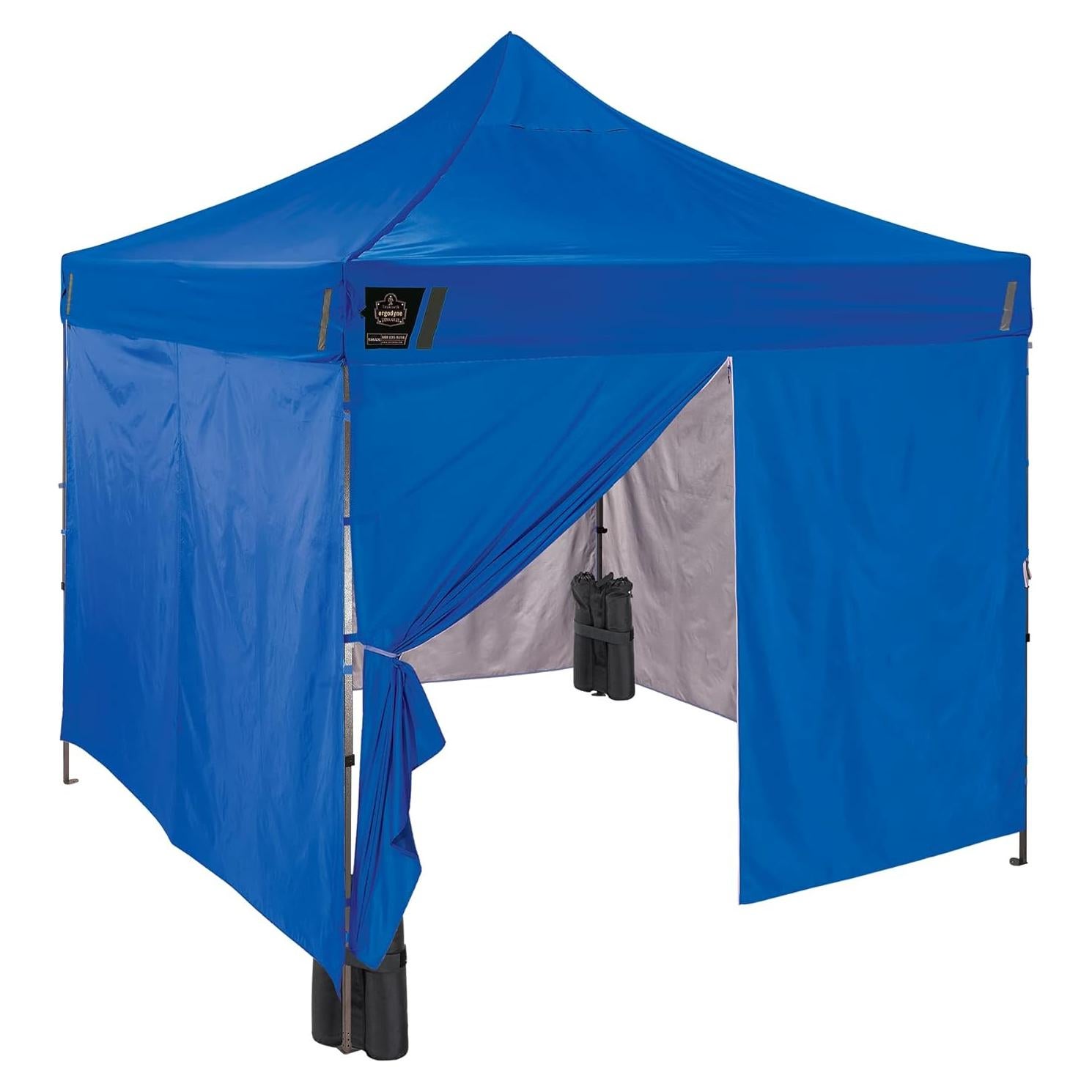 Carpa Plegable Ergodyne SHAX 6053 3m x 3m Azul Totalmente Cerrada