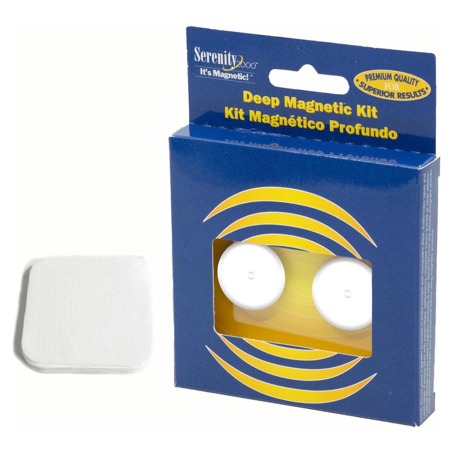 Kit de Terapia Magnética Profunda Serenity 2000 - 2 Imanes 5000 Gauss