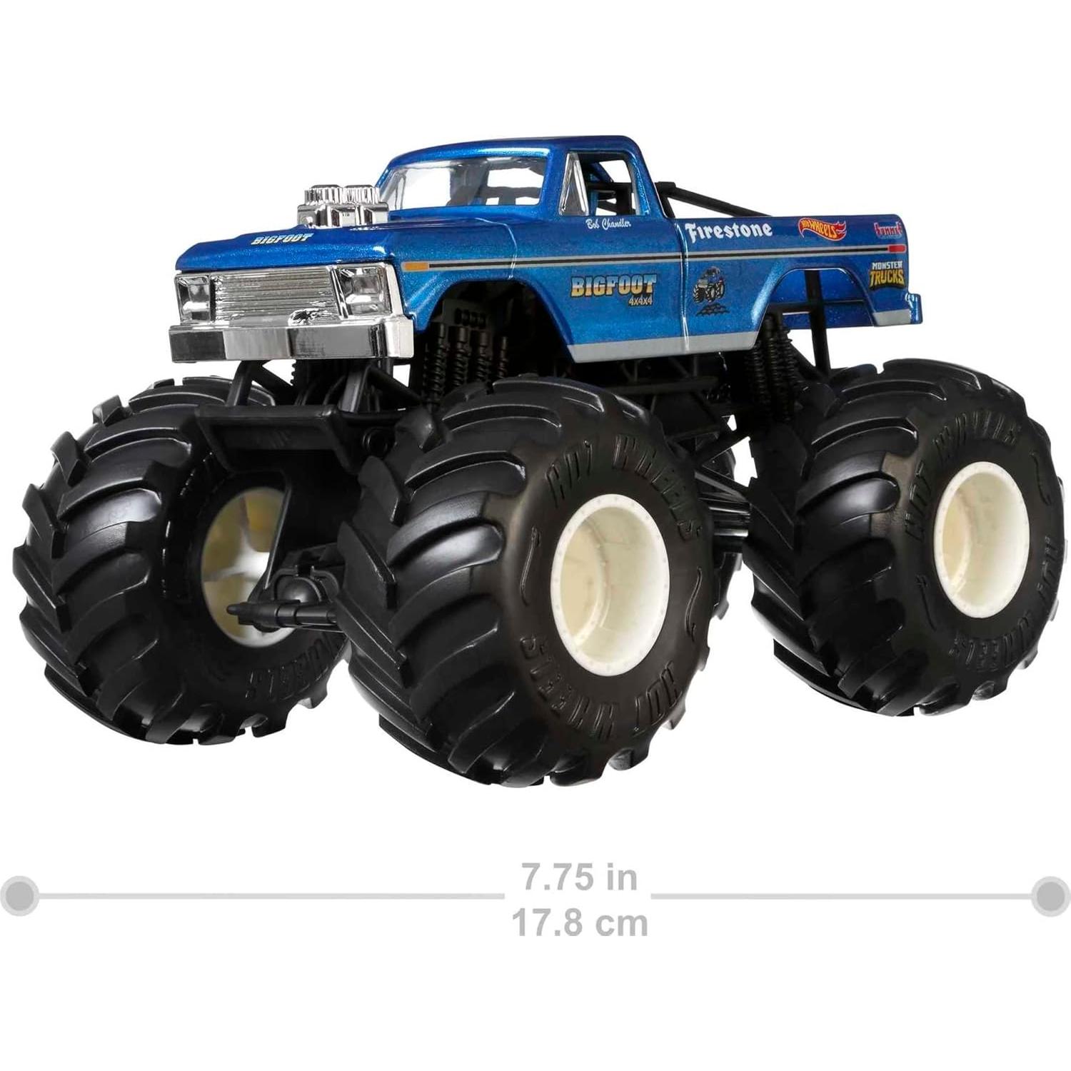Hot Wheels Monster Trucks 1:24 Asortimento Camiones Juguete