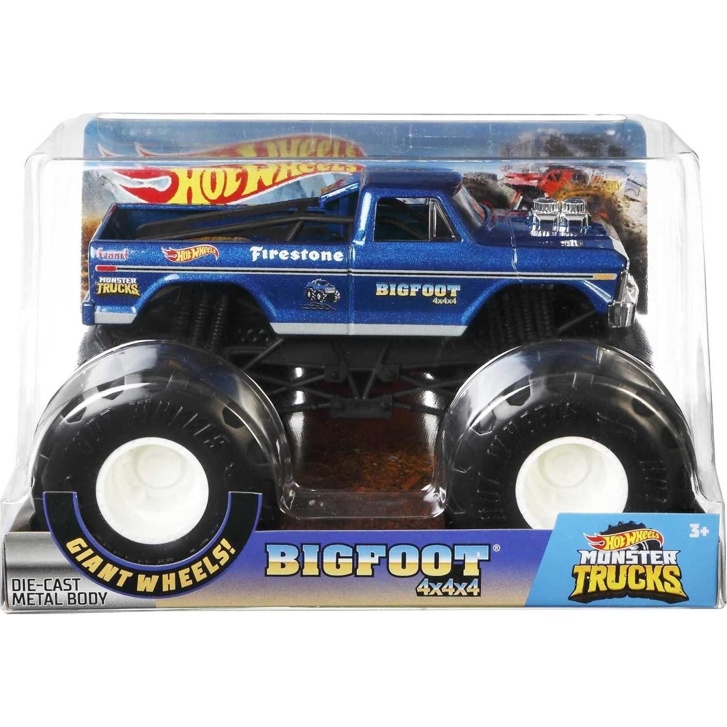 Hot Wheels Monster Trucks 1:24 Asortimento Camiones Juguete