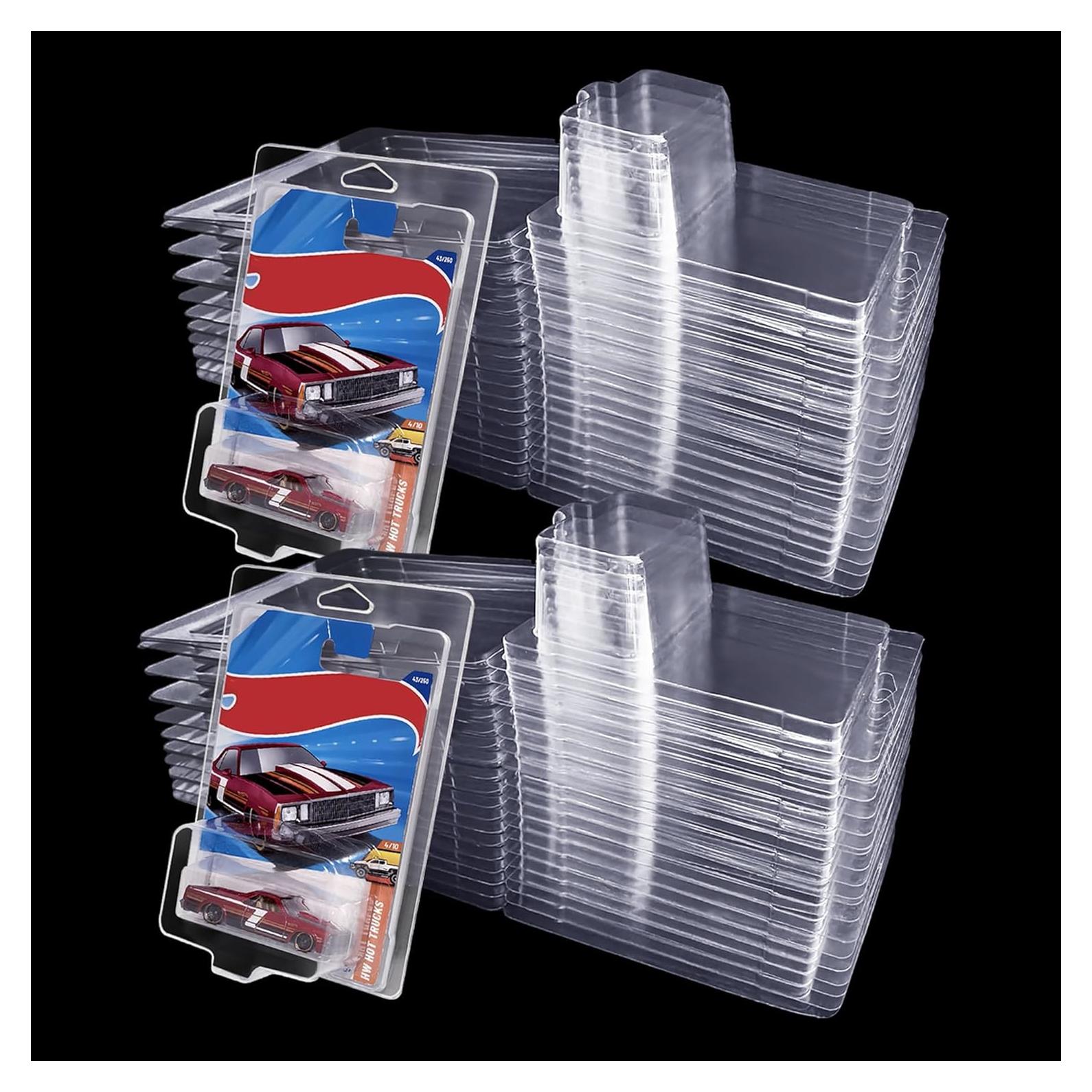 Paquete de 50 fundas protectoras KASTUN para Hot Wheels 1:64