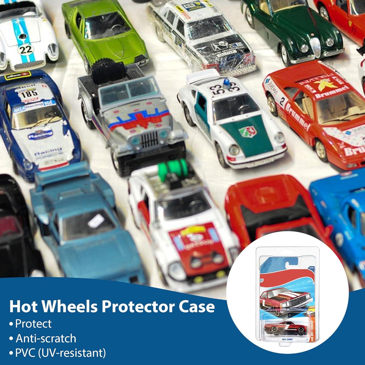 Paquete de 50 fundas protectoras KASTUN para Hot Wheels 1:64