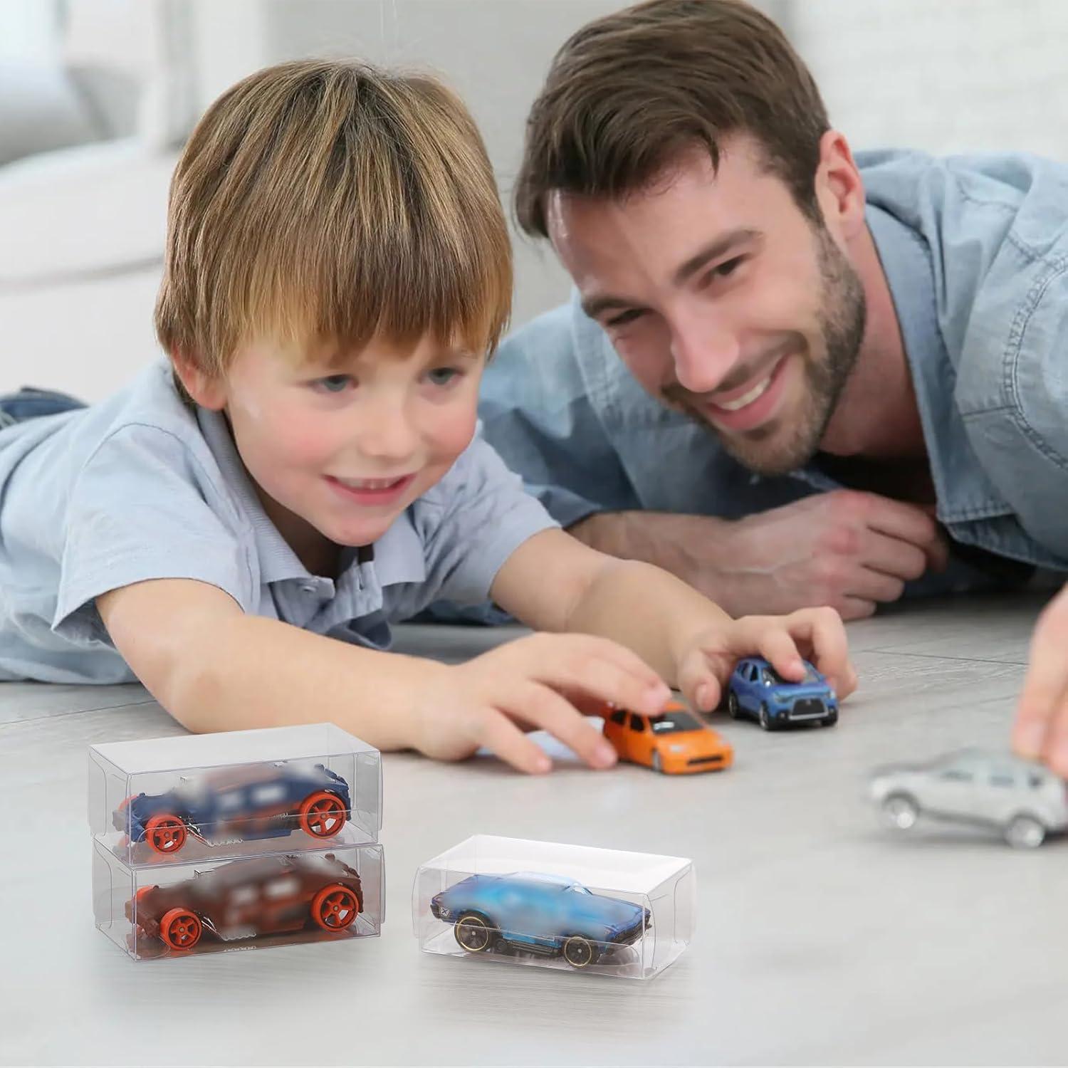 Cajas de Exhibición Transparentes BTSKY 120 Pcs 1:64 para Modelos