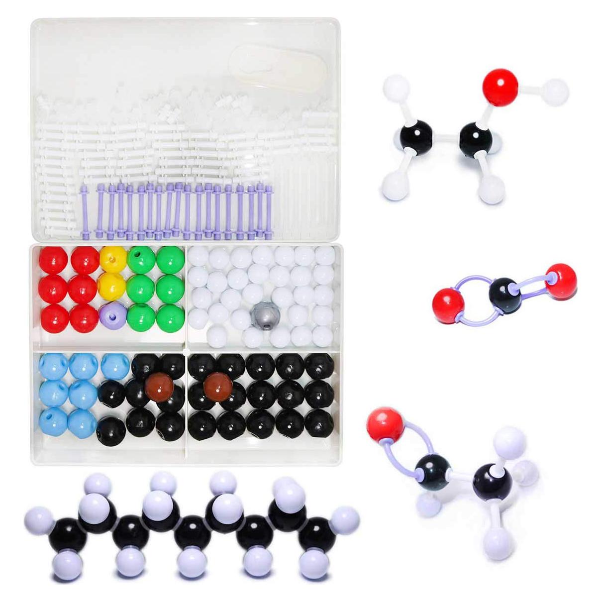 Kit de Modelo Molecular LINKTOR 189 Piezas Química 3D