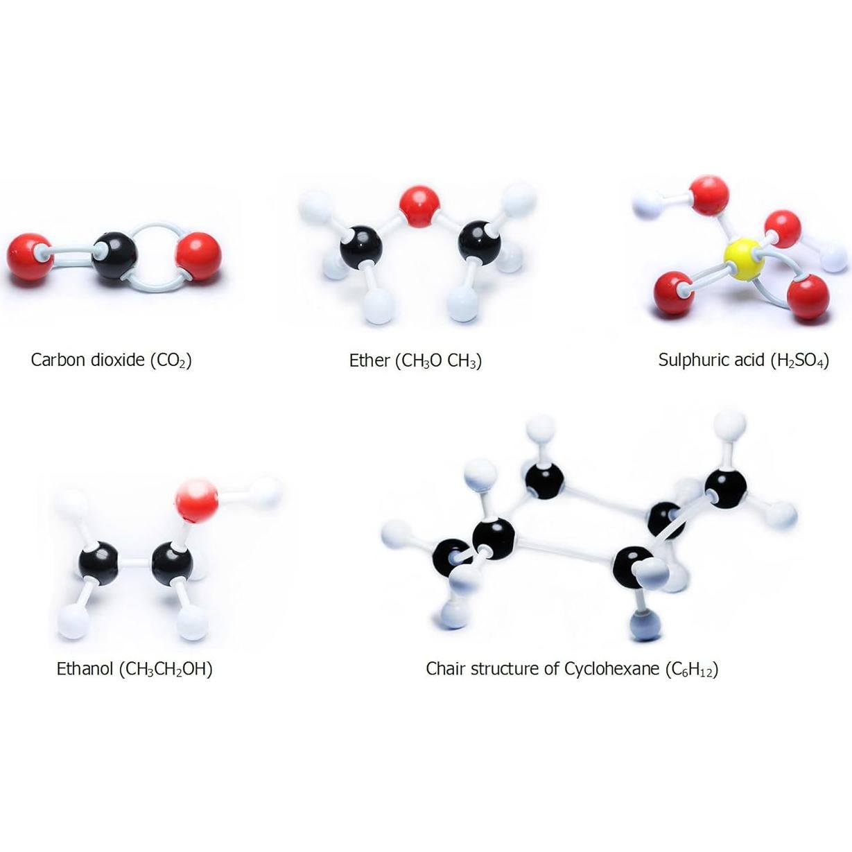 Kit de Modelo Molecular LINKTOR 189 Piezas Química 3D