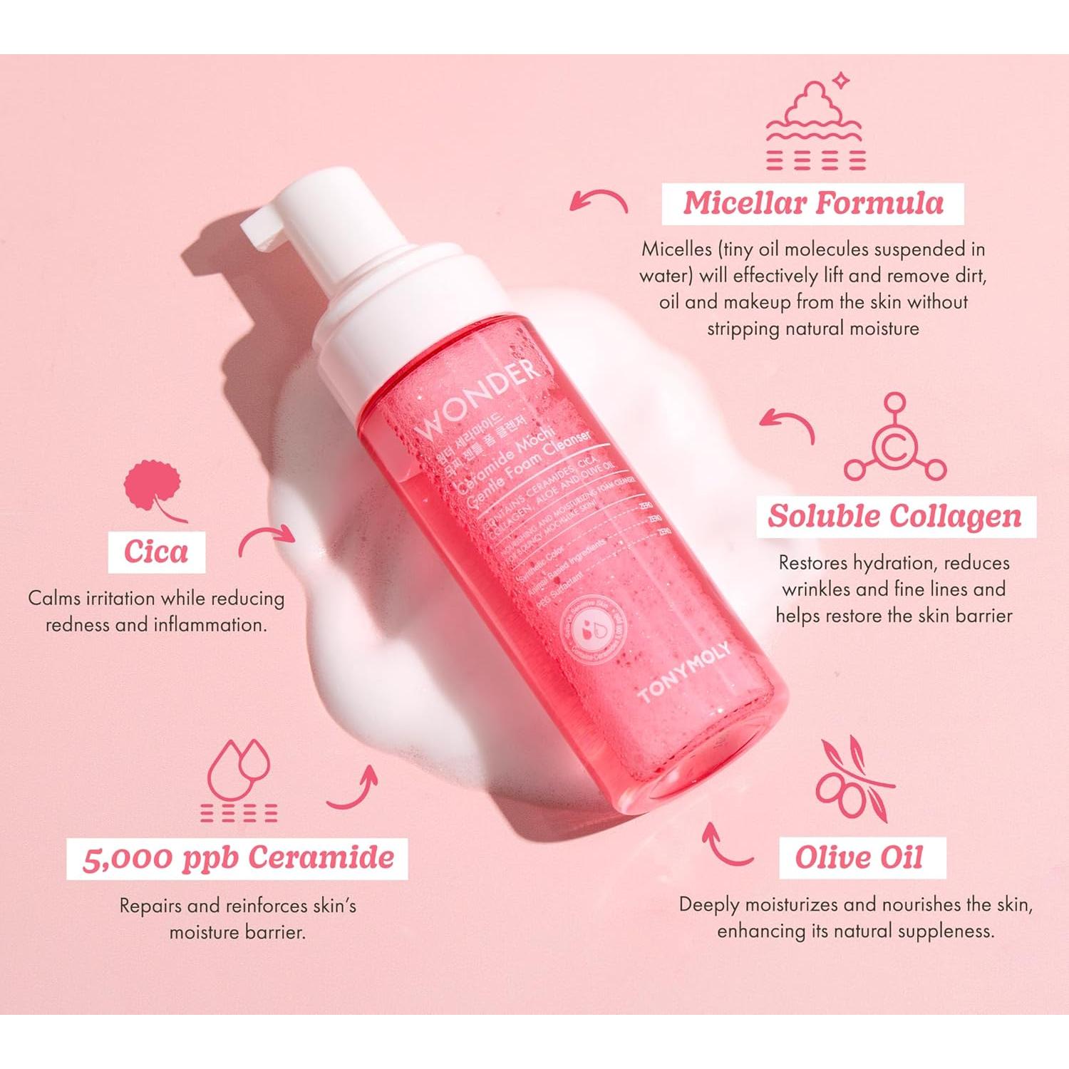 Set de Cuidado de Piel Tonymoly Wonder Ceramide 3 Piezas