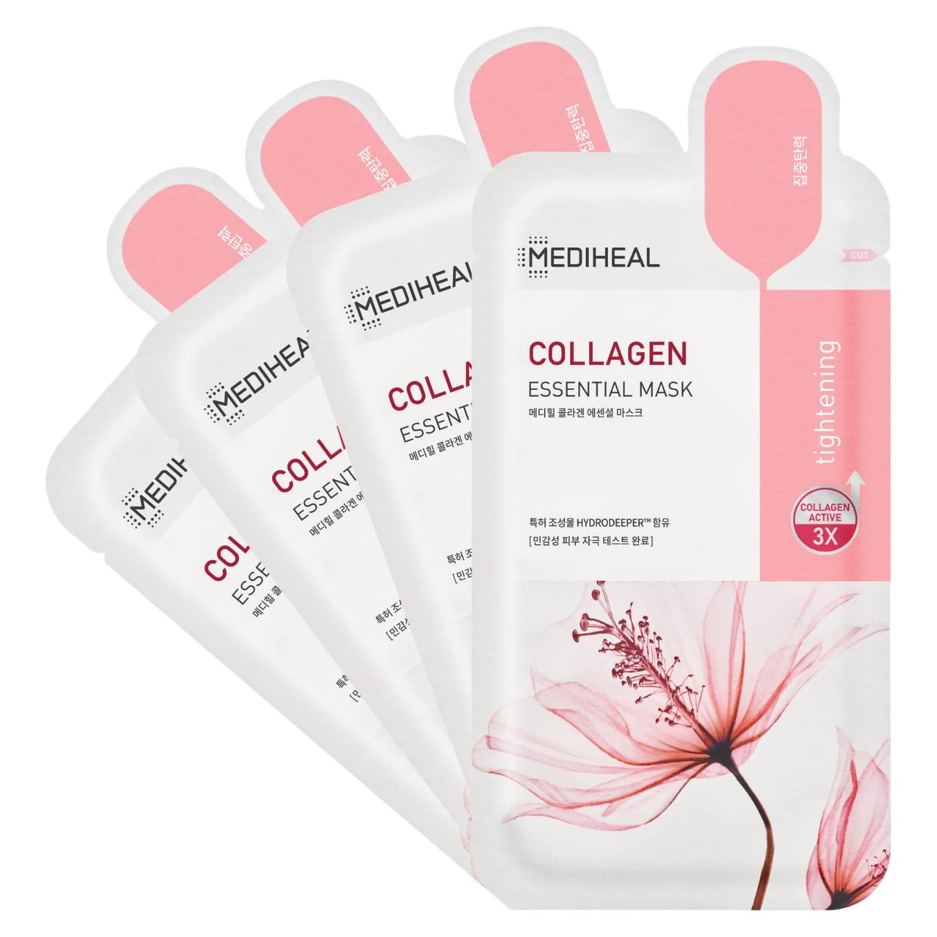 Mascarilla Facial Mediheal de Colágeno Reafirmante 4 Unidades