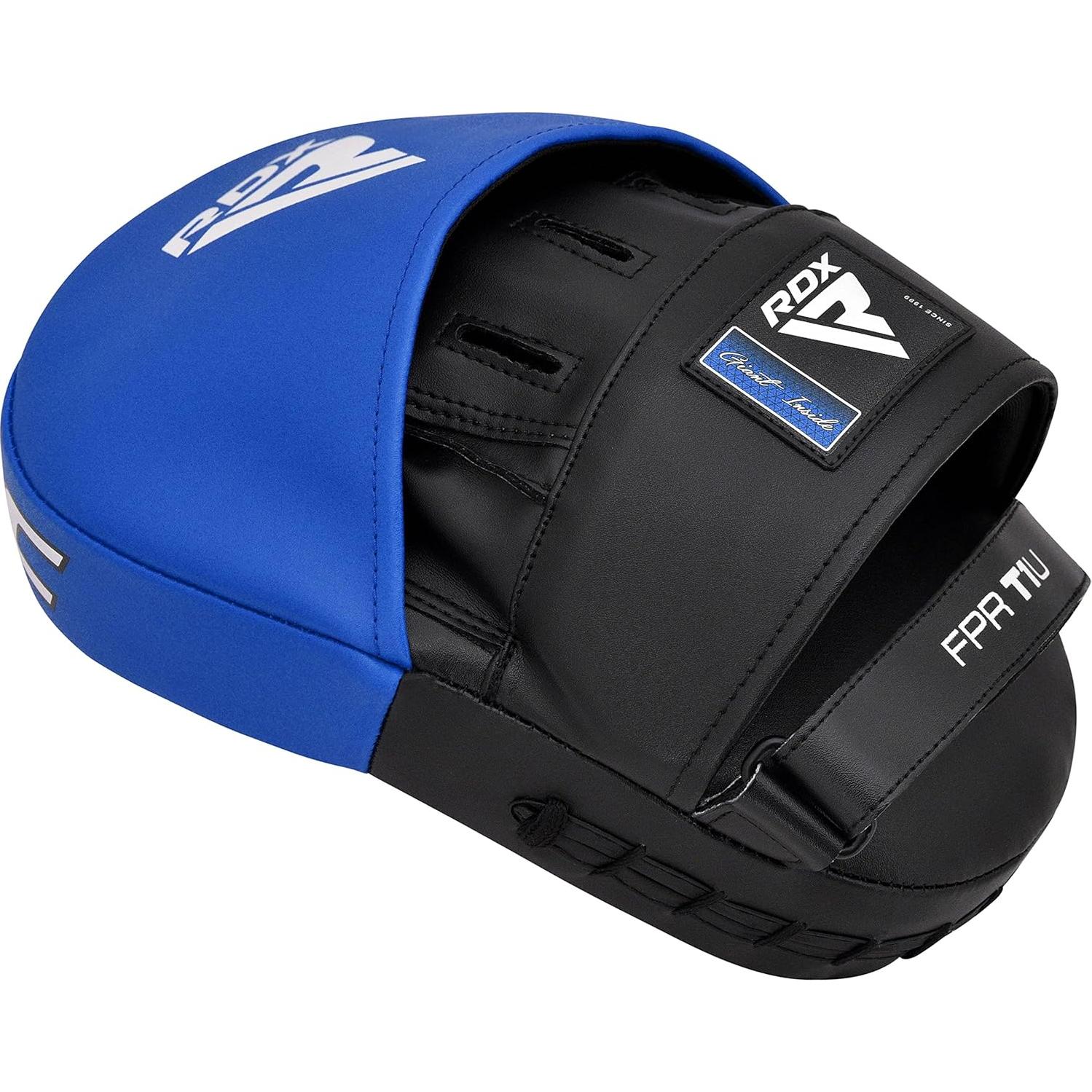 Guantes de Boxeo RDX T1 - Cuero Maya, Azul, Grande