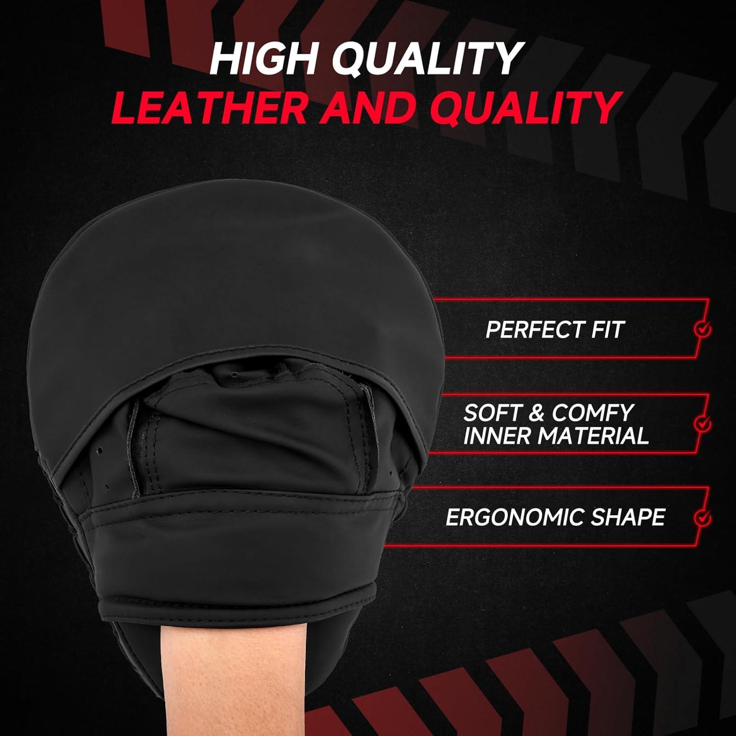 Guantes de Enfoque Curvados KUANG QUAN para Boxeo y MMA