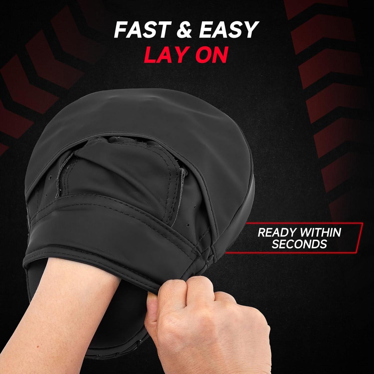 Guantes de Enfoque Curvados KUANG QUAN para Boxeo y MMA